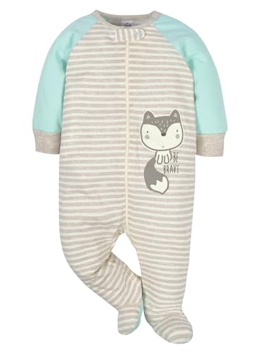 Gerber baby-boys 4 Pack Sleep 'N Play Footie