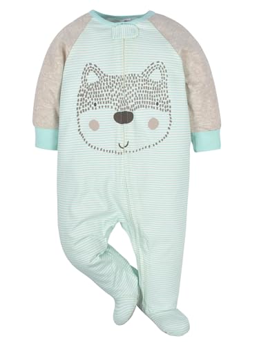 Gerber baby-boys 4 Pack Sleep 'N Play Footie