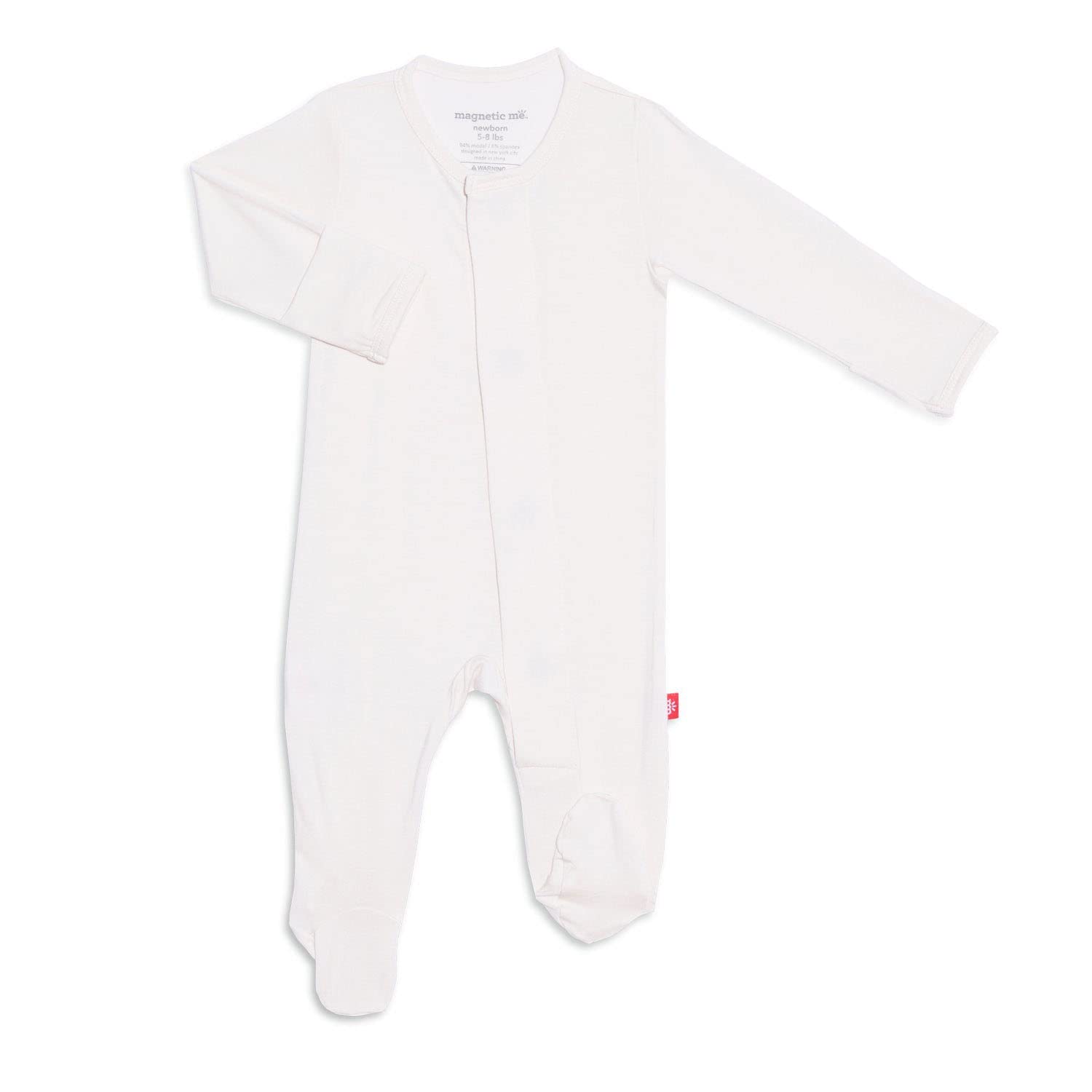 Magnetic Me Footie Pajamas Soft Modal Baby Sleepwear with Quick Magnetic Fastener | Boys and Girls Sleeper Preemie-24 Months