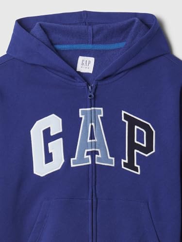 GAP Boys' Logo Hoodie Hooded Full Zip Sweatshirt