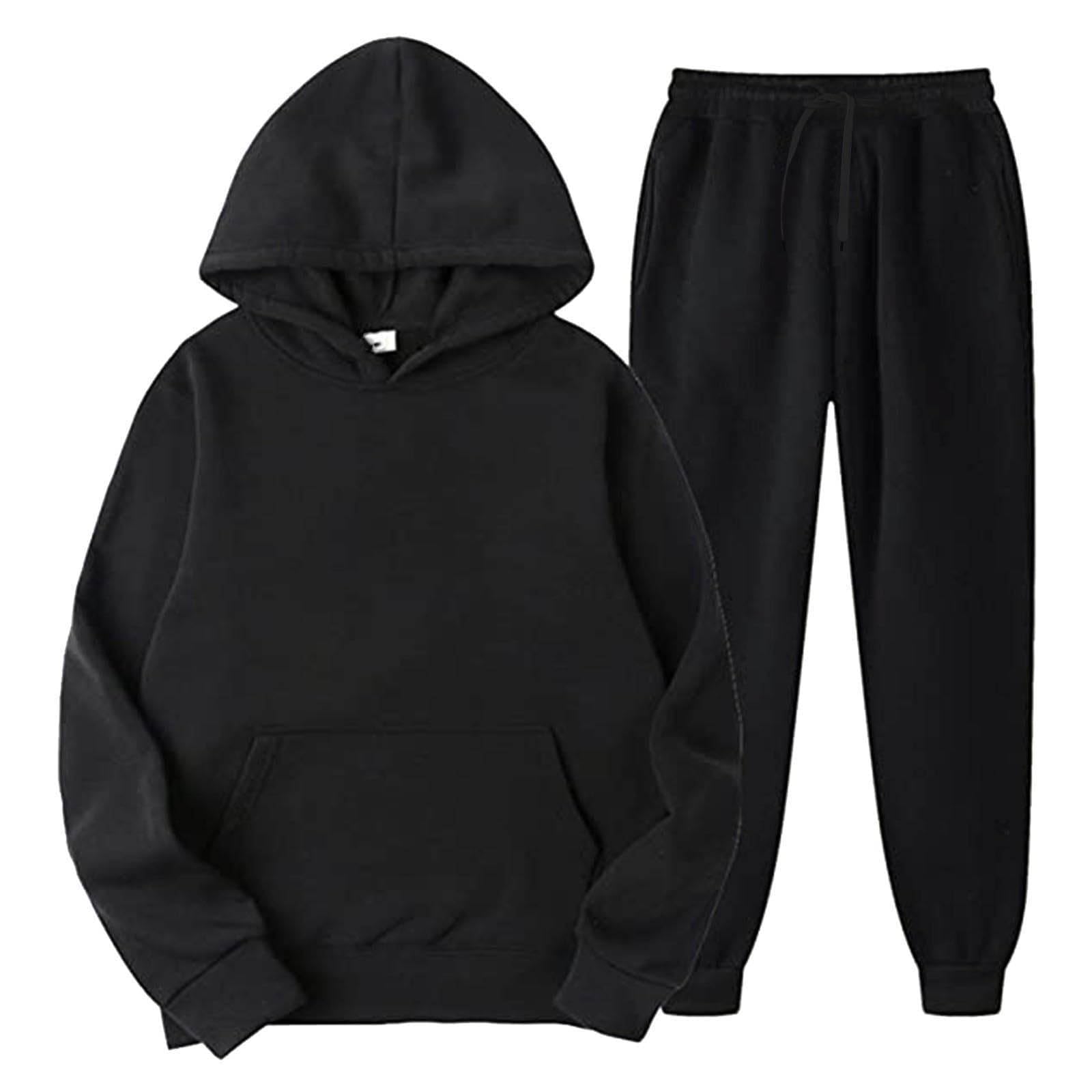 Girls Boys 2 Piece Outfits Sweatsuit Pullover Hoodie Sweatshirt and Sweatpant Tracksuit Athletic Jogger Sets Kids Sportswear