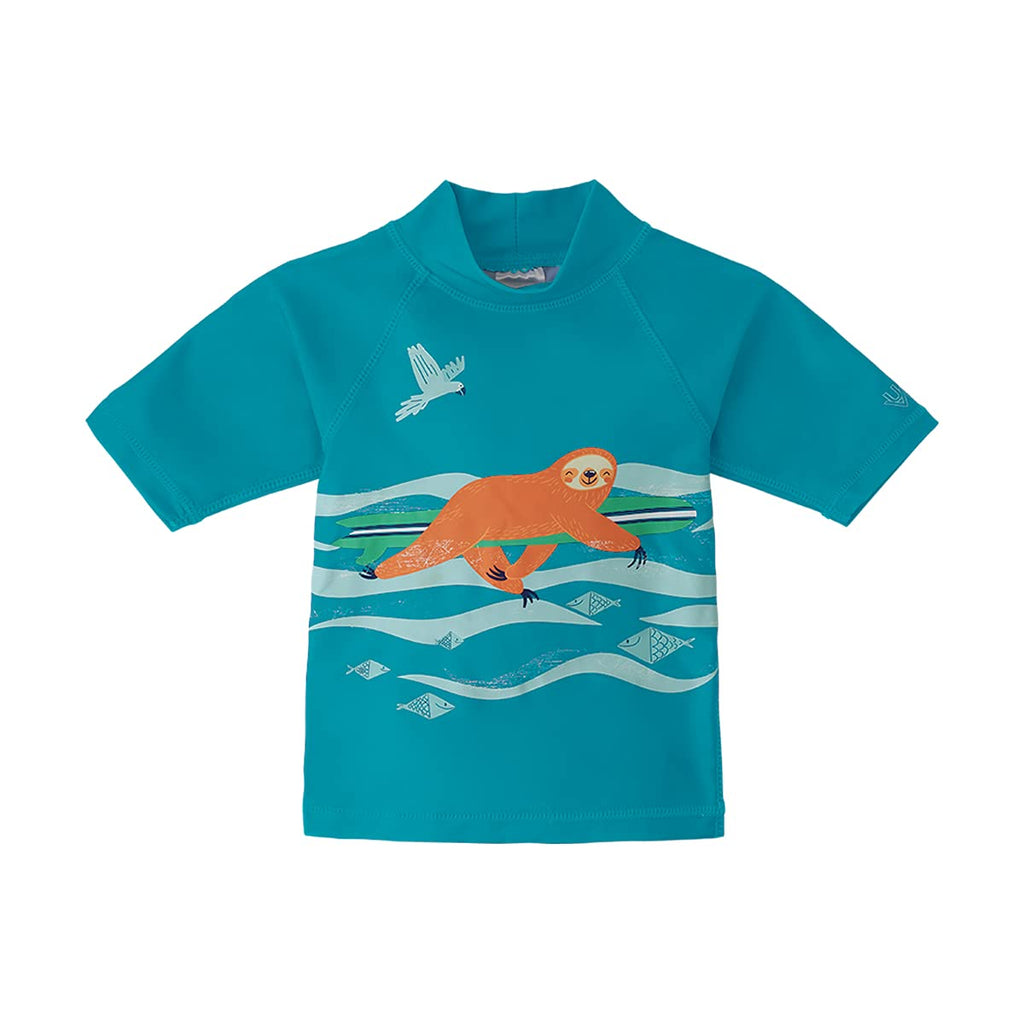 UV SKINZ Boys 3-Piece Swim Set with UPF 50+ Long Sleeve Rash Guard, Swim Shorts & Hat