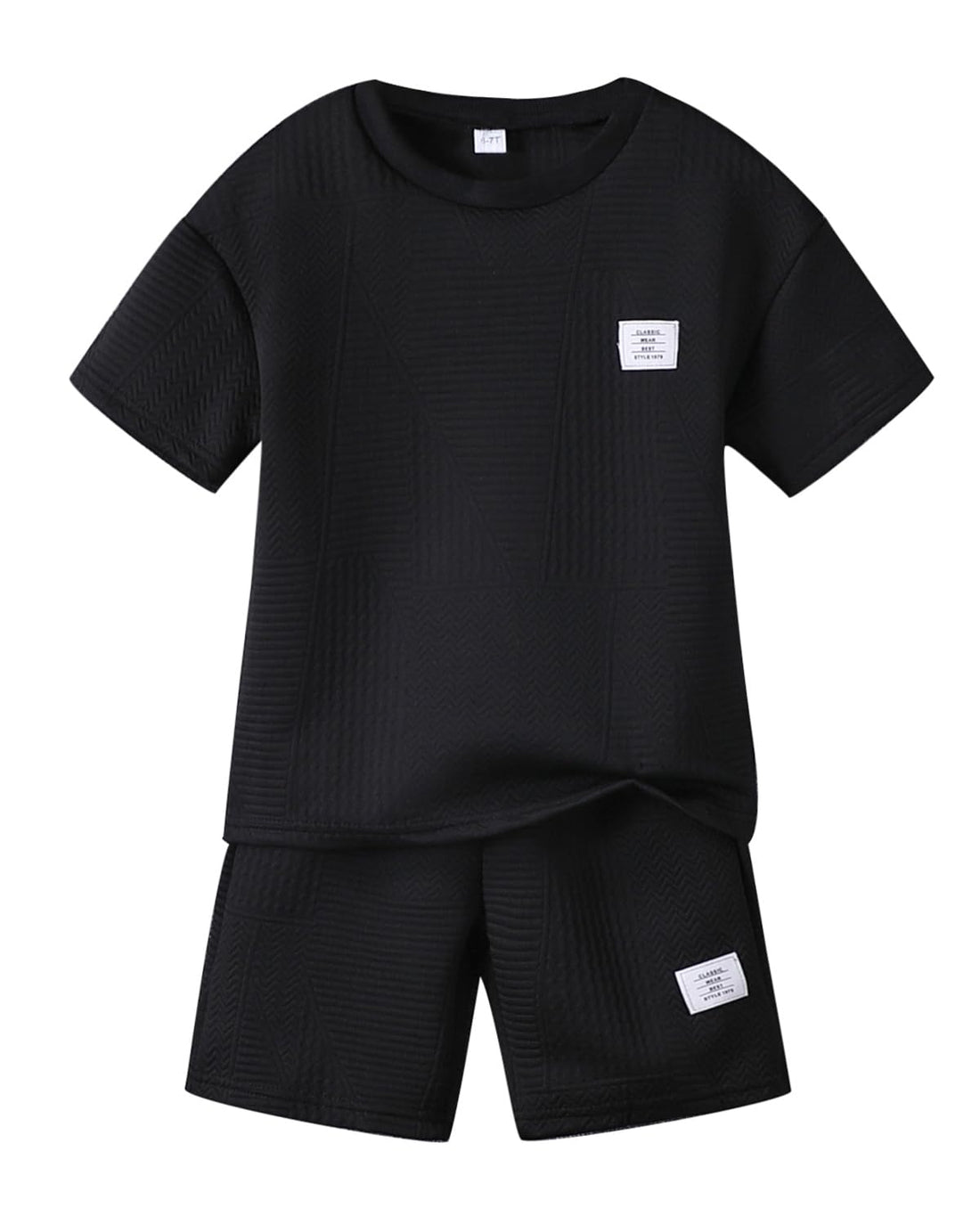 Tween Boys Short Sleeve Top and Shorts 2-Piece Set
