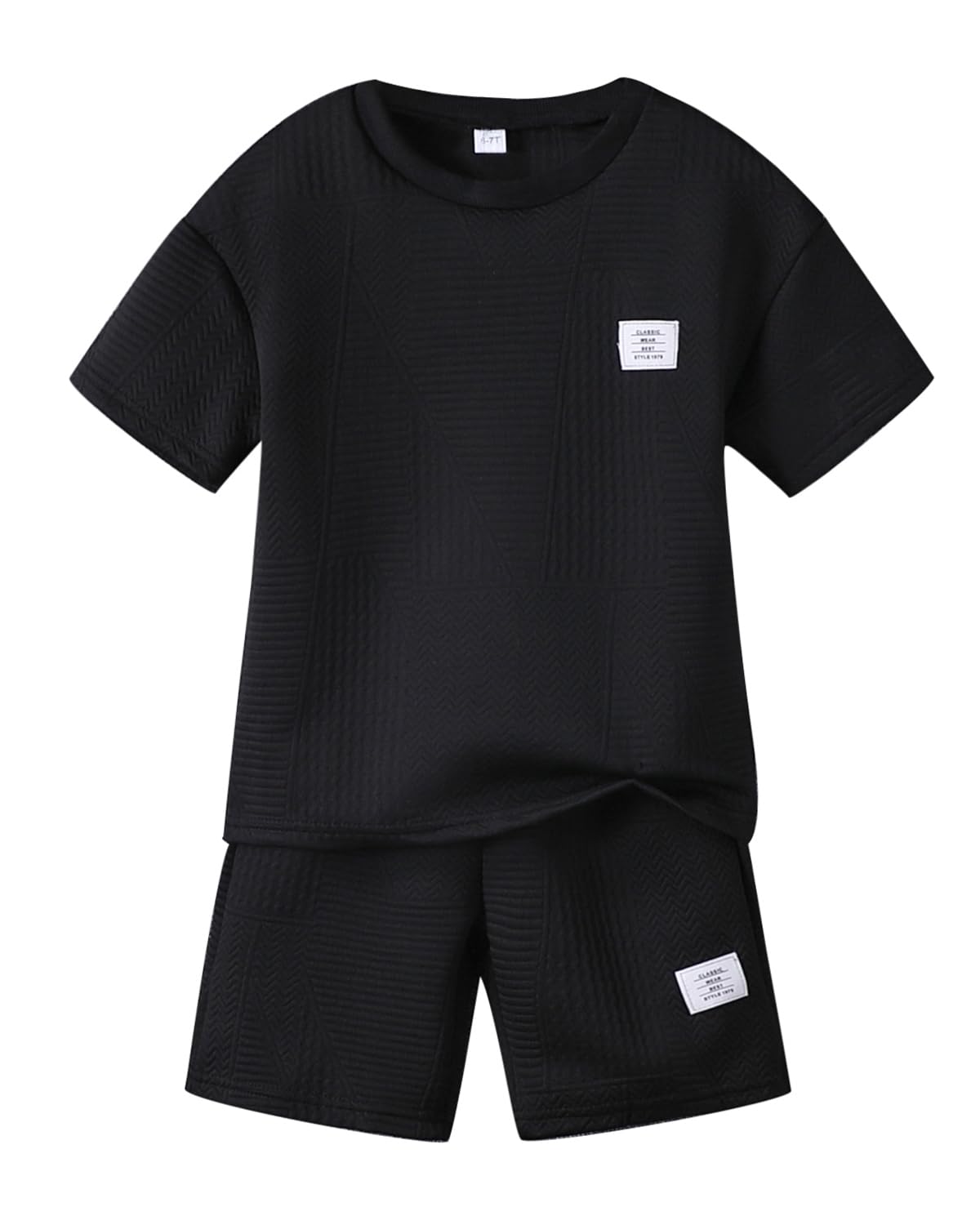 Cakaner Tween Boys Clothes Summer Short Sleeve Top & Shorts Set 2-Piece Casual Outfit Size 6-12 Years