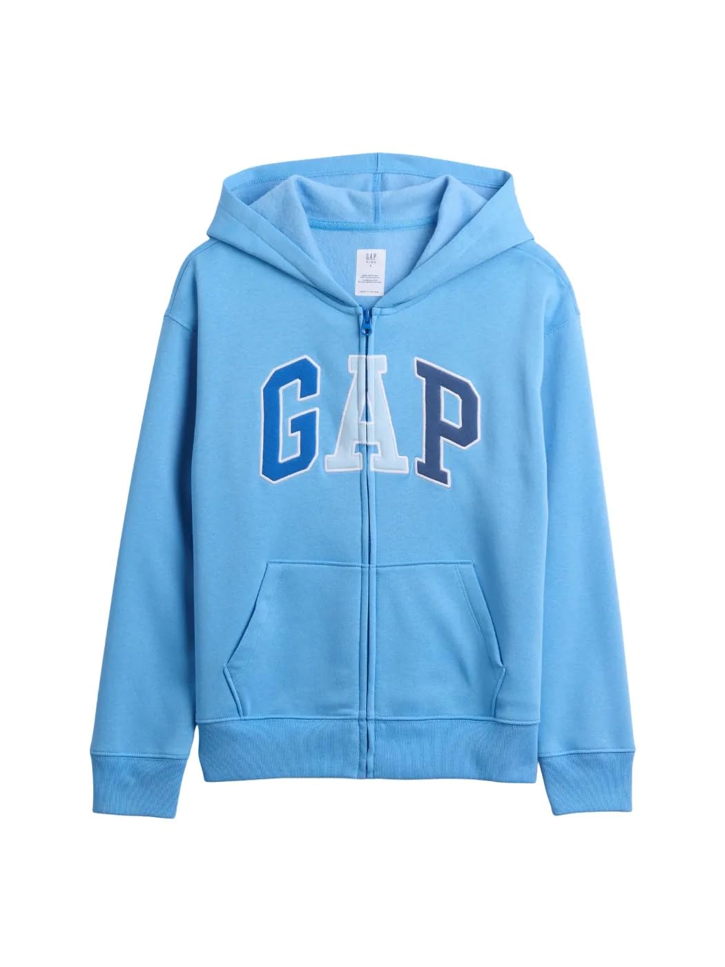 GAP Boys' Logo Hoodie Hooded Full Zip Sweatshirt