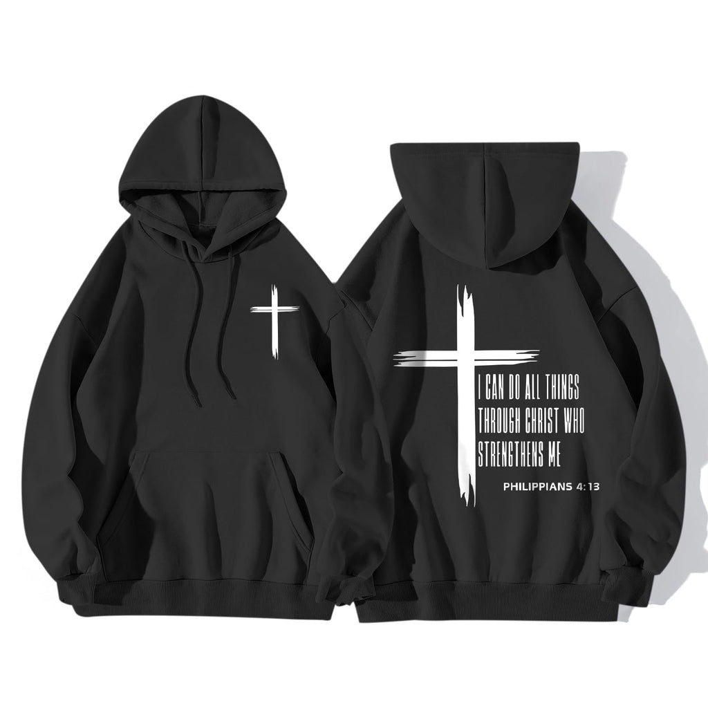 KEEVICI Christian Graphic Hoodies For Teen Boys Jesus Hoodie Faith God Sweatshirt Bible Verse Pullover Religious Tops