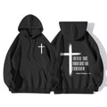 KEEVICI Christian Graphic Hoodies For Teen Boys Jesus Hoodie Faith God Sweatshirt Bible Verse Pullover Religious Tops