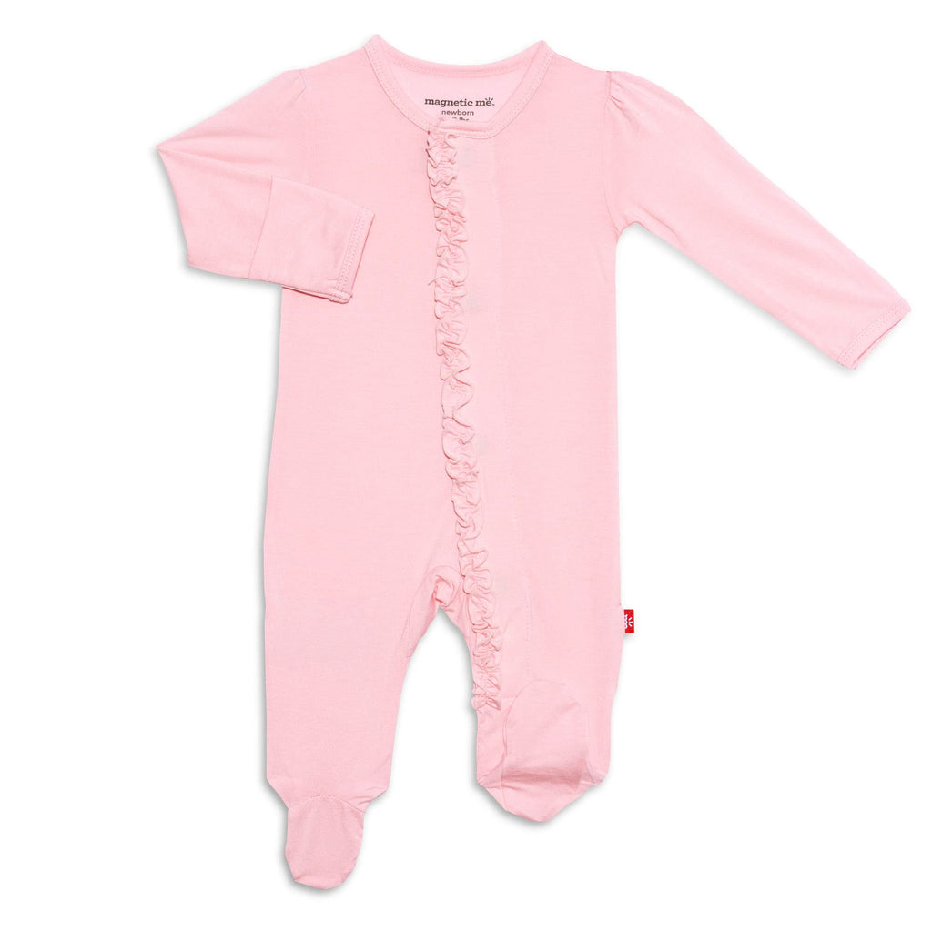 Magnetic Me Footie Pajamas Soft Modal Baby Sleepwear with Quick Magnetic Fastener | Boys and Girls Sleeper Preemie-24 Months