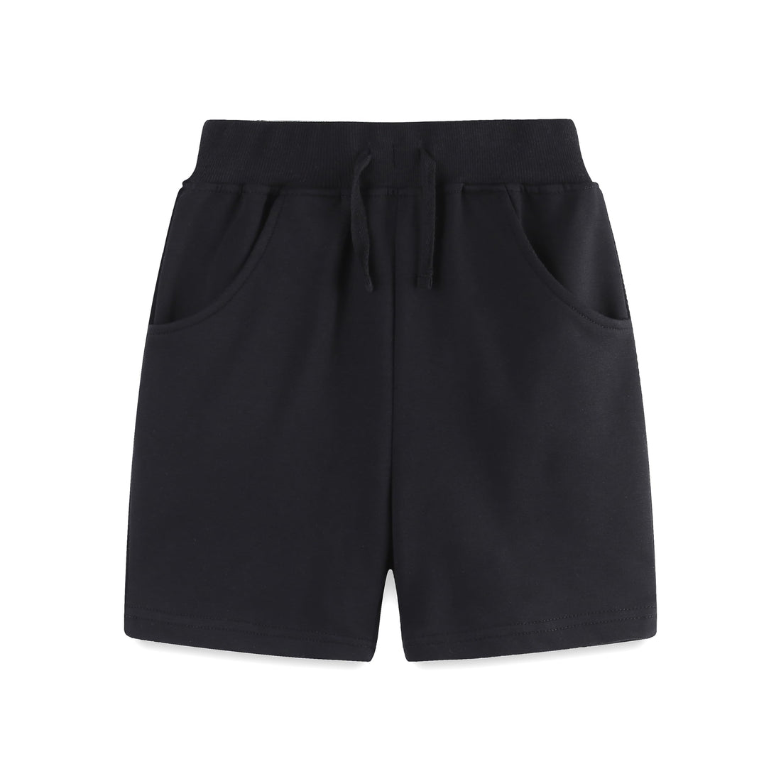 Toddler Boys Cotton Jogger Shorts with Elastic Waist