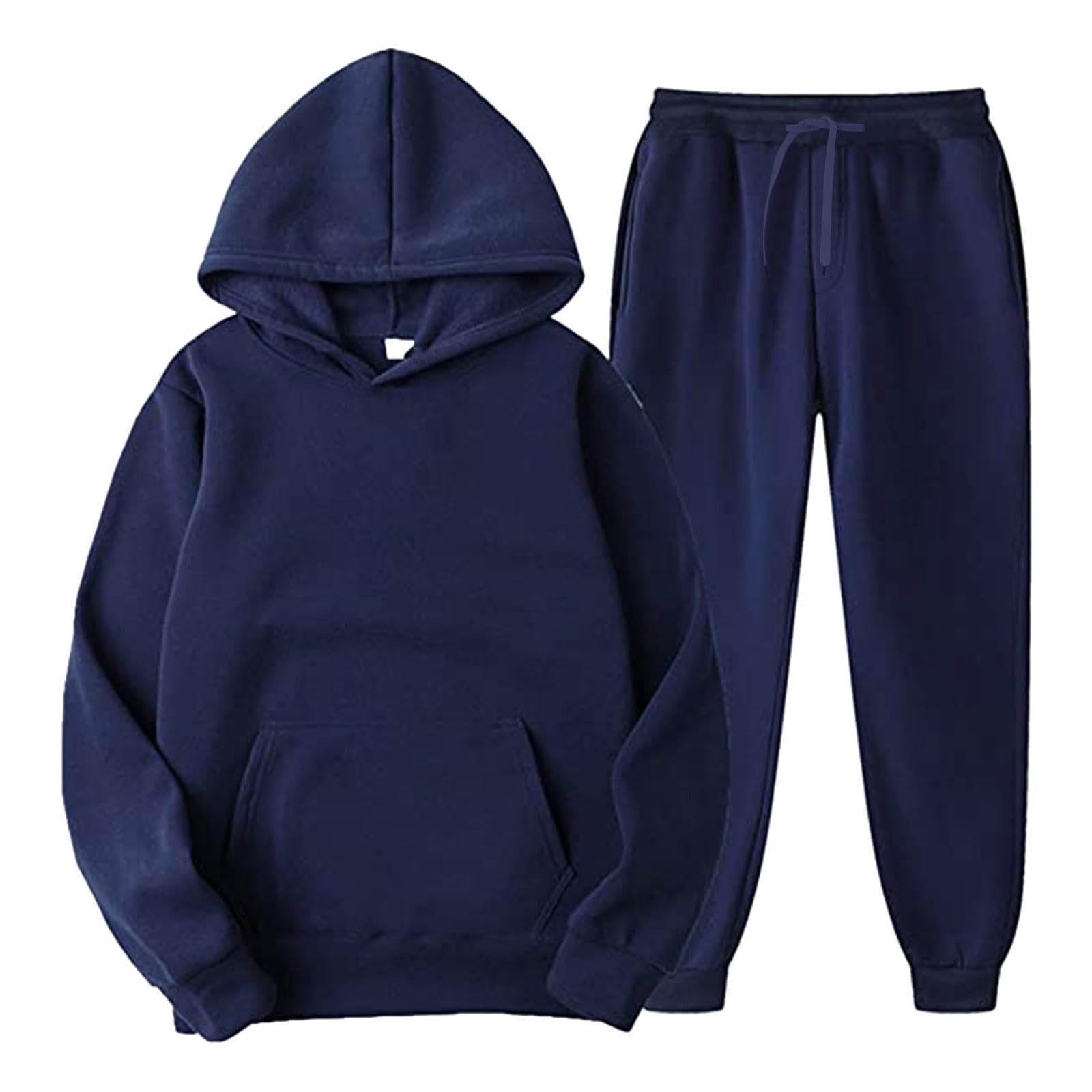 Girls Boys 2 Piece Outfits Sweatsuit Pullover Hoodie Sweatshirt and Sweatpant Tracksuit Athletic Jogger Sets Kids Sportswear
