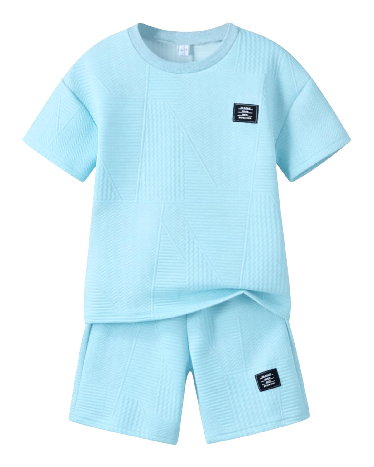 Cakaner Tween Boys Clothes Summer Short Sleeve Top & Shorts Set 2-Piece Casual Outfit Size 6-12 Years