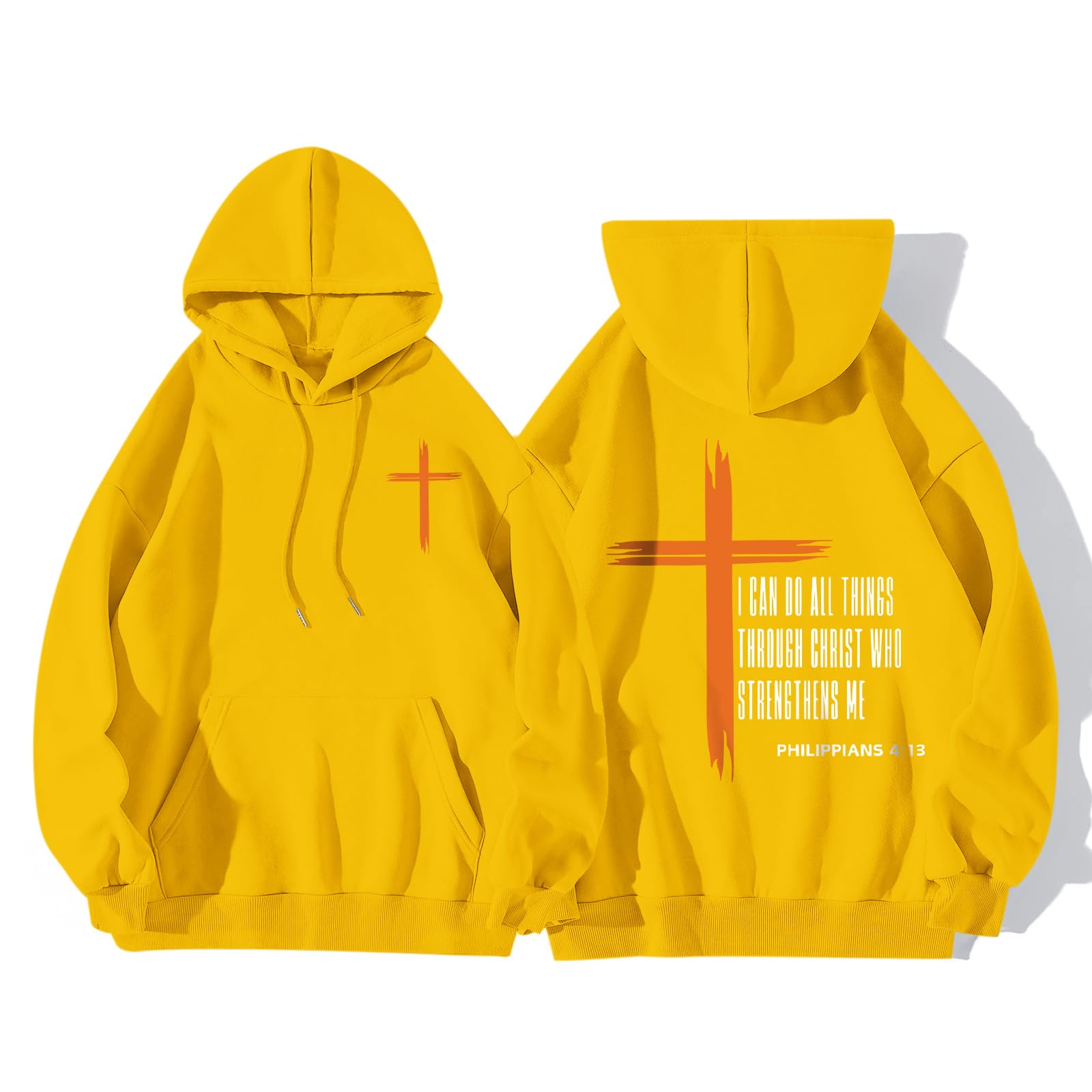 KEEVICI Christian Graphic Hoodies For Teen Boys Jesus Hoodie Faith God Sweatshirt Bible Verse Pullover Religious Tops