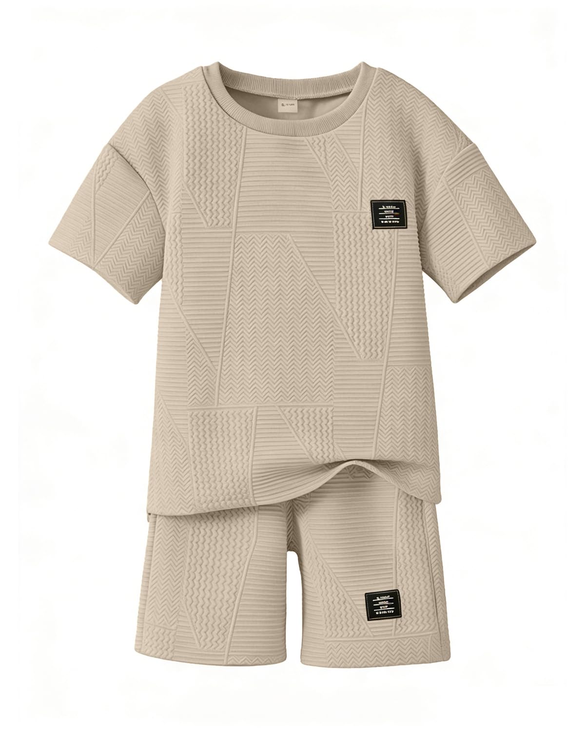 Cakaner Tween Boys Clothes Summer Short Sleeve Top & Shorts Set 2-Piece Casual Outfit Size 6-12 Years