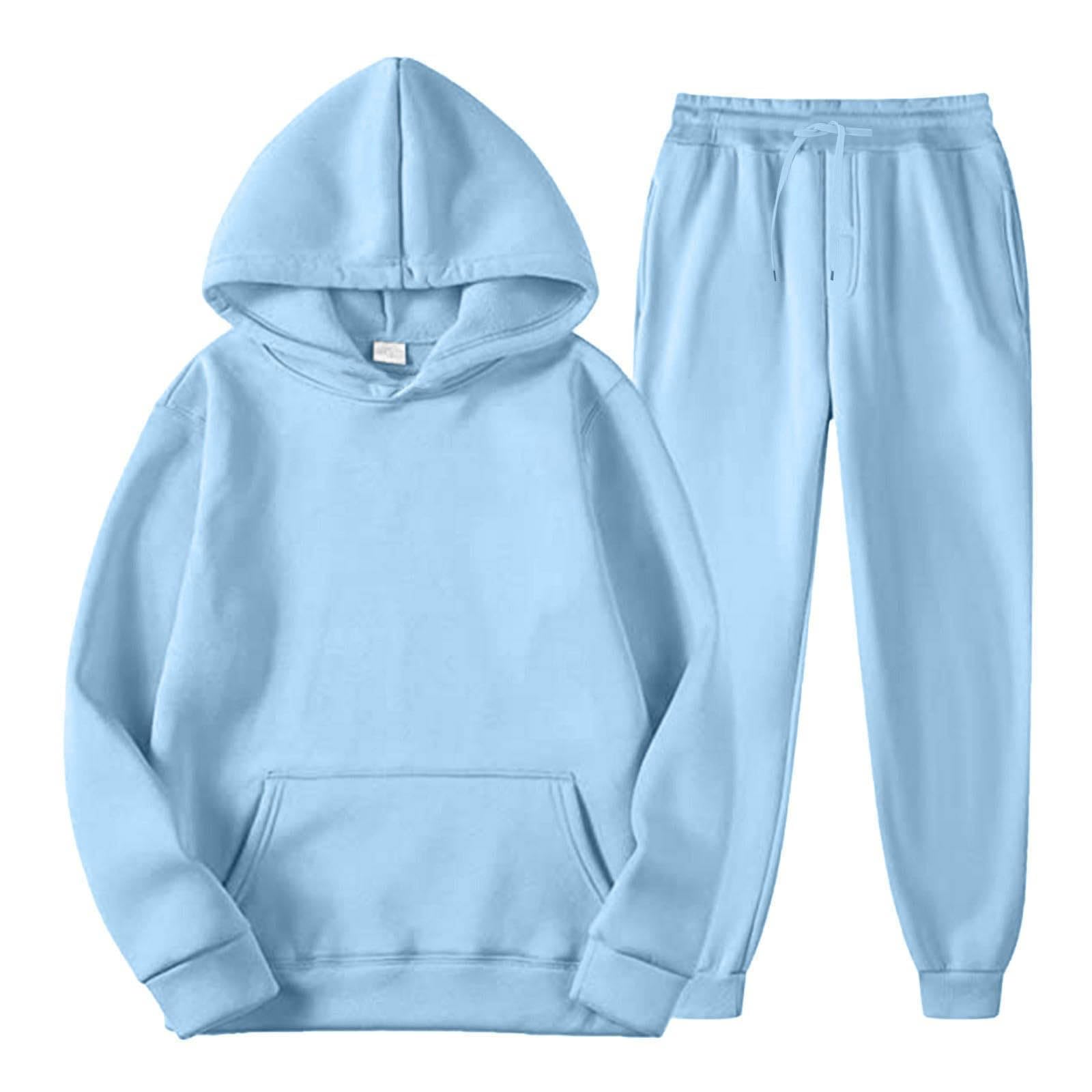 Girls Boys 2 Piece Outfits Sweatsuit Pullover Hoodie Sweatshirt and Sweatpant Tracksuit Athletic Jogger Sets Kids Sportswear