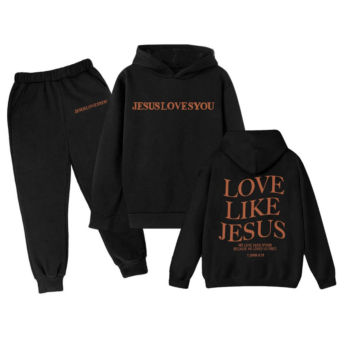 Kids Love Like Jesus 2-Piece Sweatshirt and Jogger Set