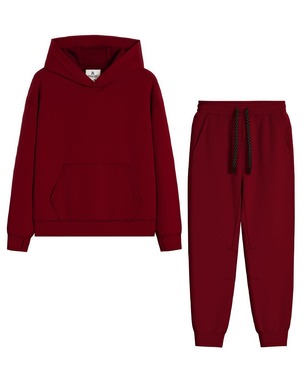 MERIDIANO Boys Sweatsuit 2 Piece Outfits Cozy Athletic Tracksuit Set Pullover Hoodie and Jogger Pants Kids Clothes Size 5-16