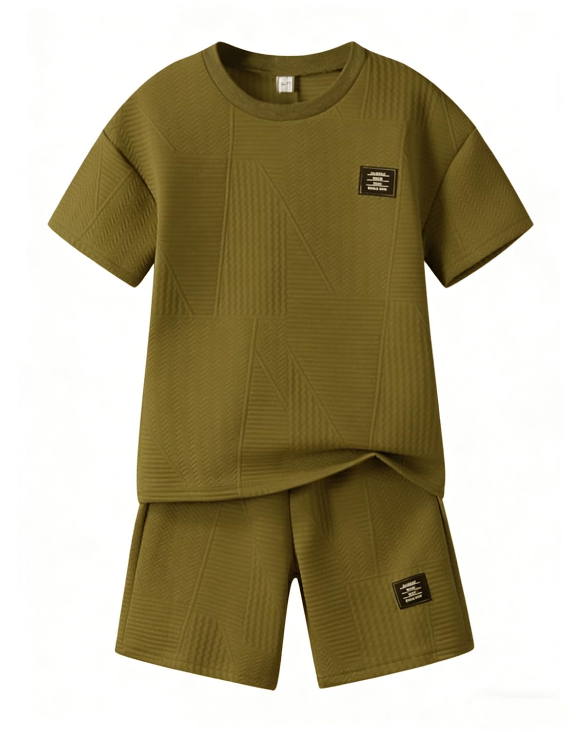 Cakaner Tween Boys Clothes Summer Short Sleeve Top & Shorts Set 2-Piece Casual Outfit Size 6-12 Years