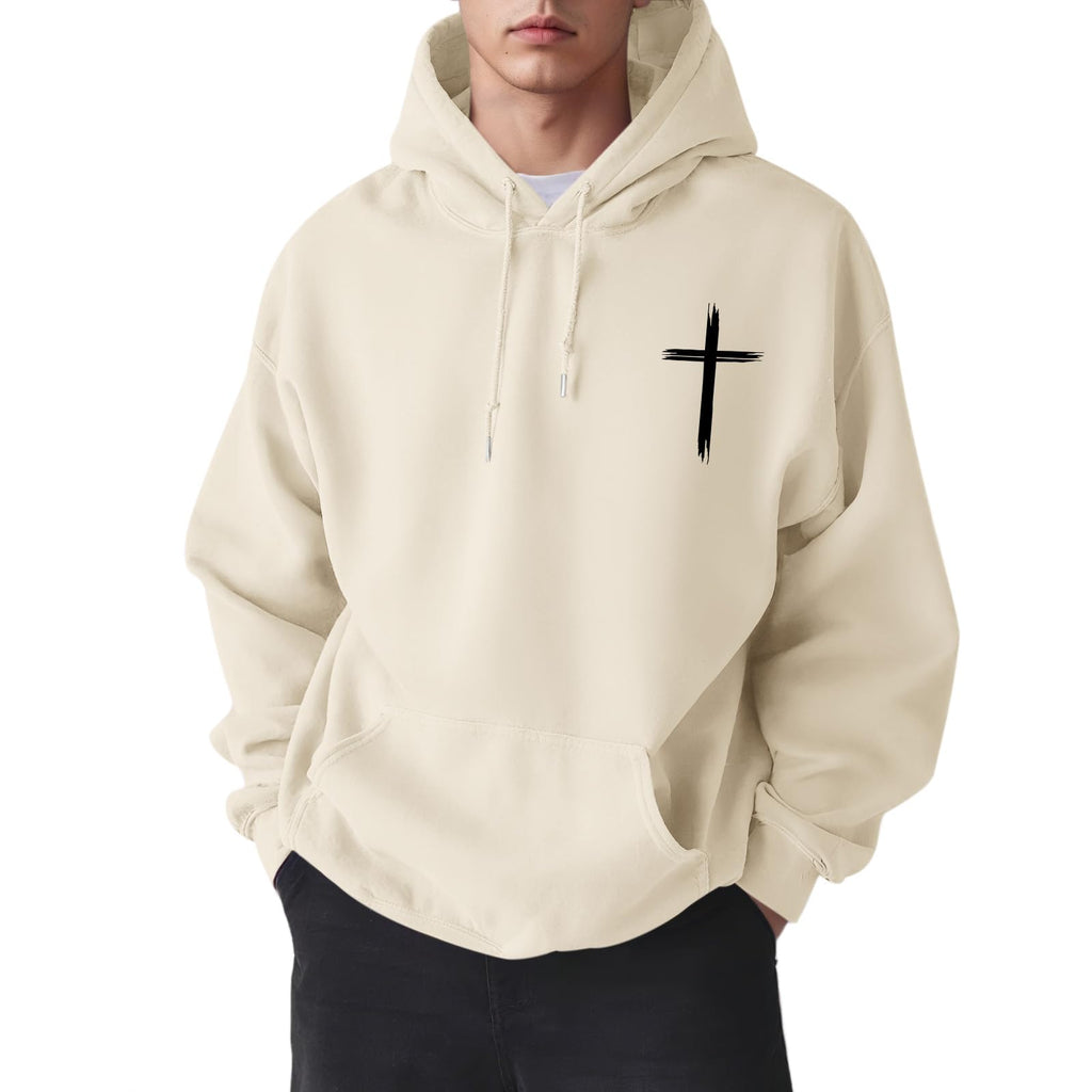 KEEVICI Christian Graphic Hoodies For Teen Boys Jesus Hoodie Faith God Sweatshirt Bible Verse Pullover Religious Tops