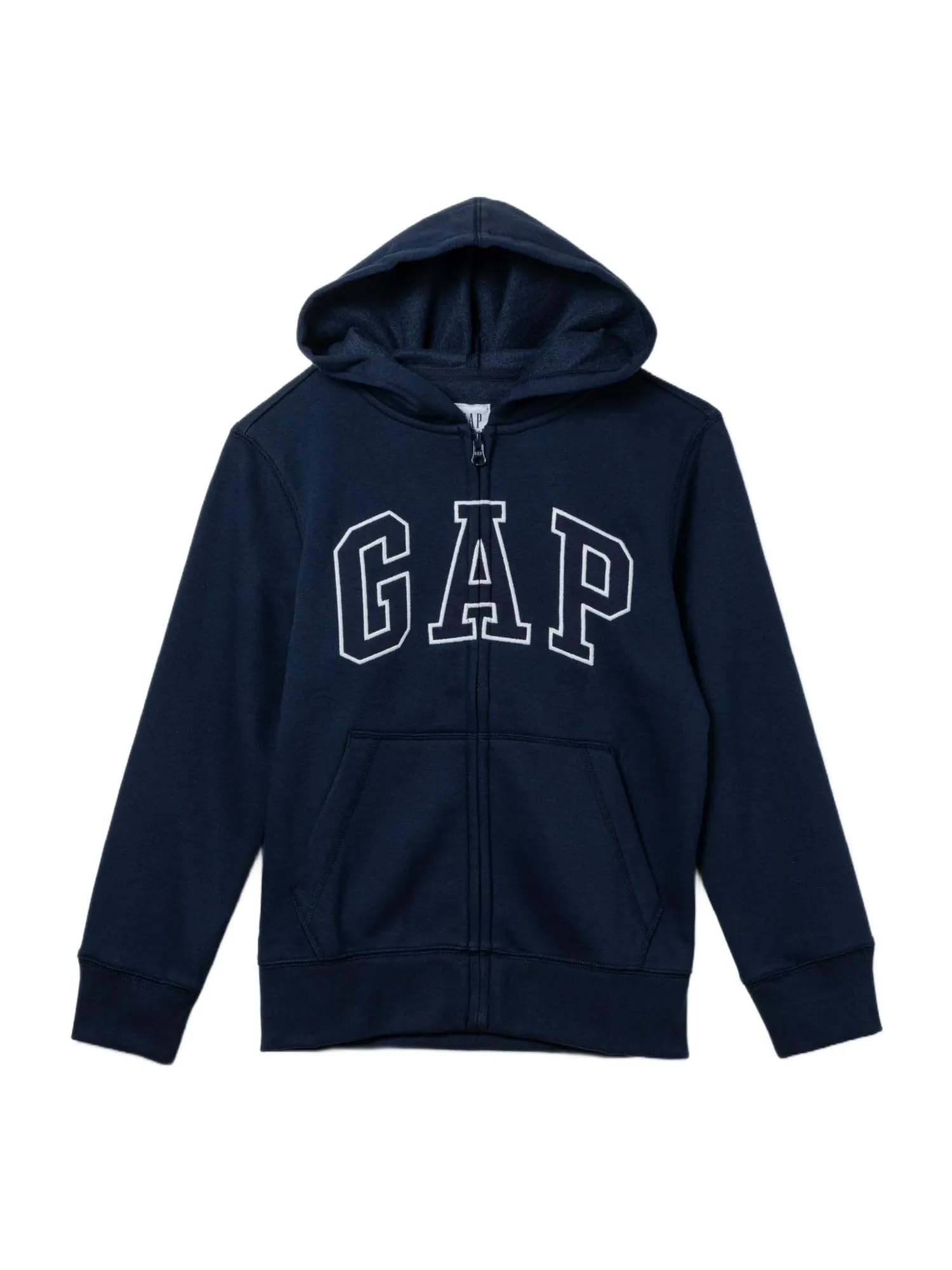 GAP Boys' Logo Hoodie Hooded Full Zip Sweatshirt