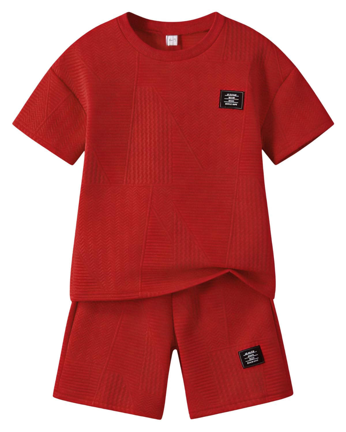 Cakaner Tween Boys Clothes Summer Short Sleeve Top & Shorts Set 2-Piece Casual Outfit Size 6-12 Years