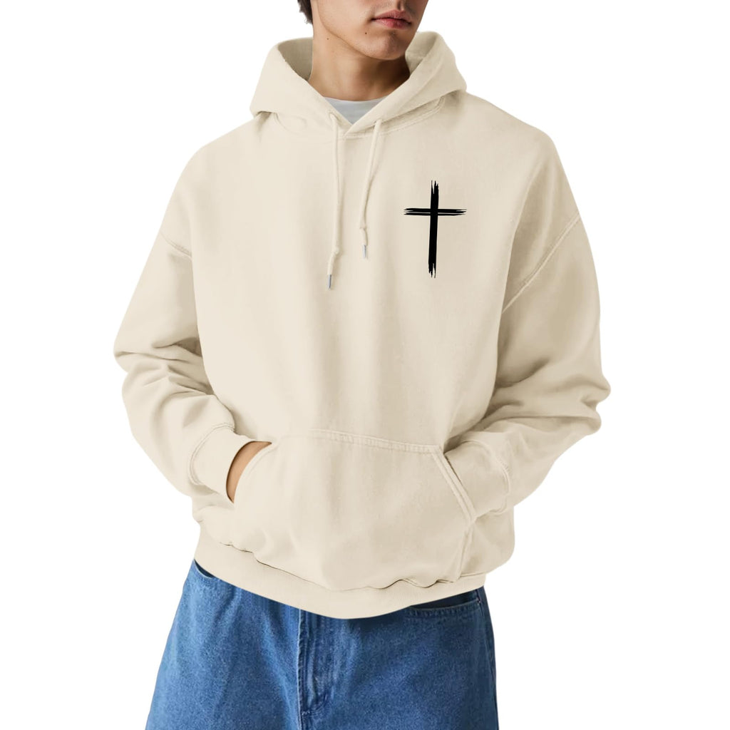 KEEVICI Christian Graphic Hoodies For Teen Boys Jesus Hoodie Faith God Sweatshirt Bible Verse Pullover Religious Tops