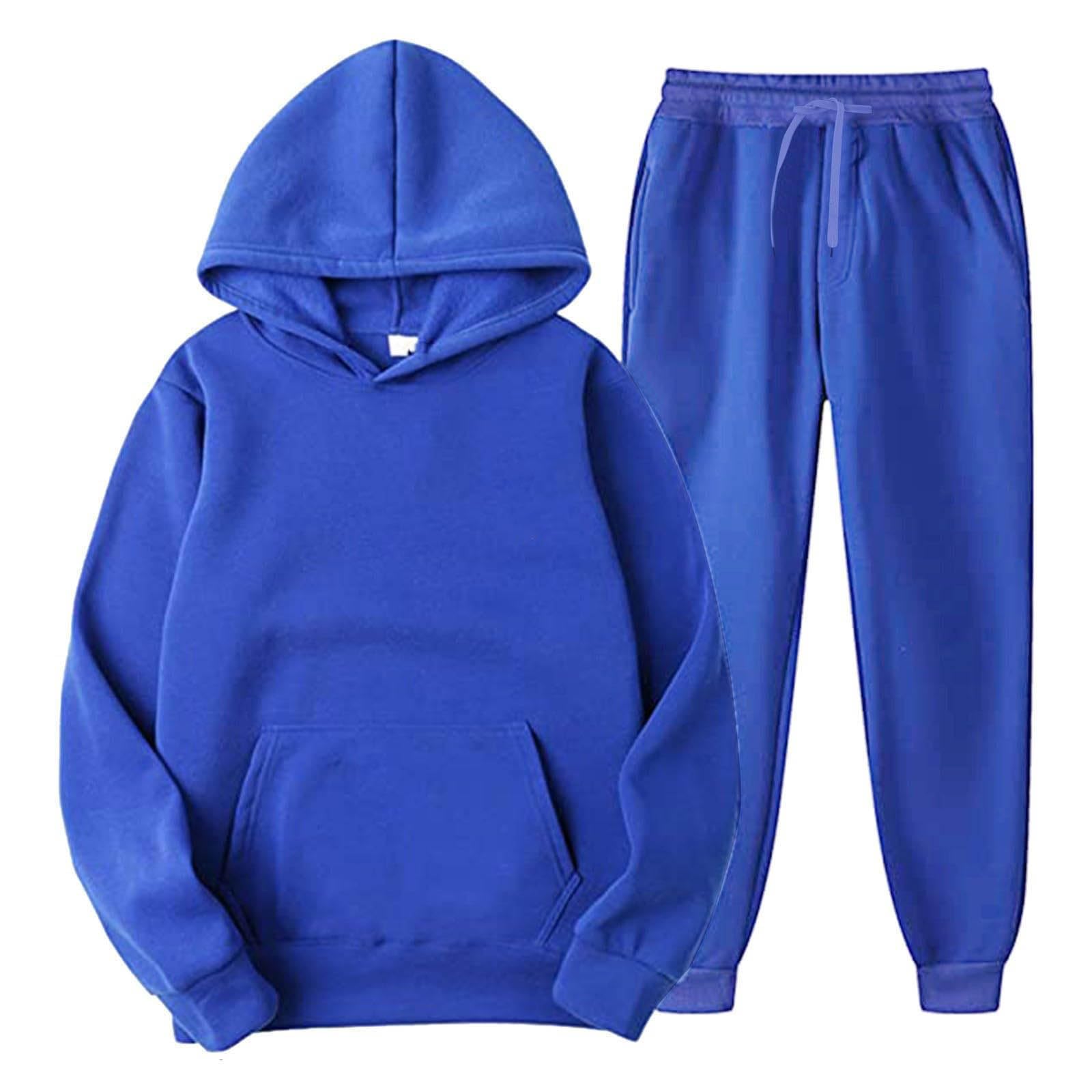 Girls Boys 2 Piece Outfits Sweatsuit Pullover Hoodie Sweatshirt and Sweatpant Tracksuit Athletic Jogger Sets Kids Sportswear