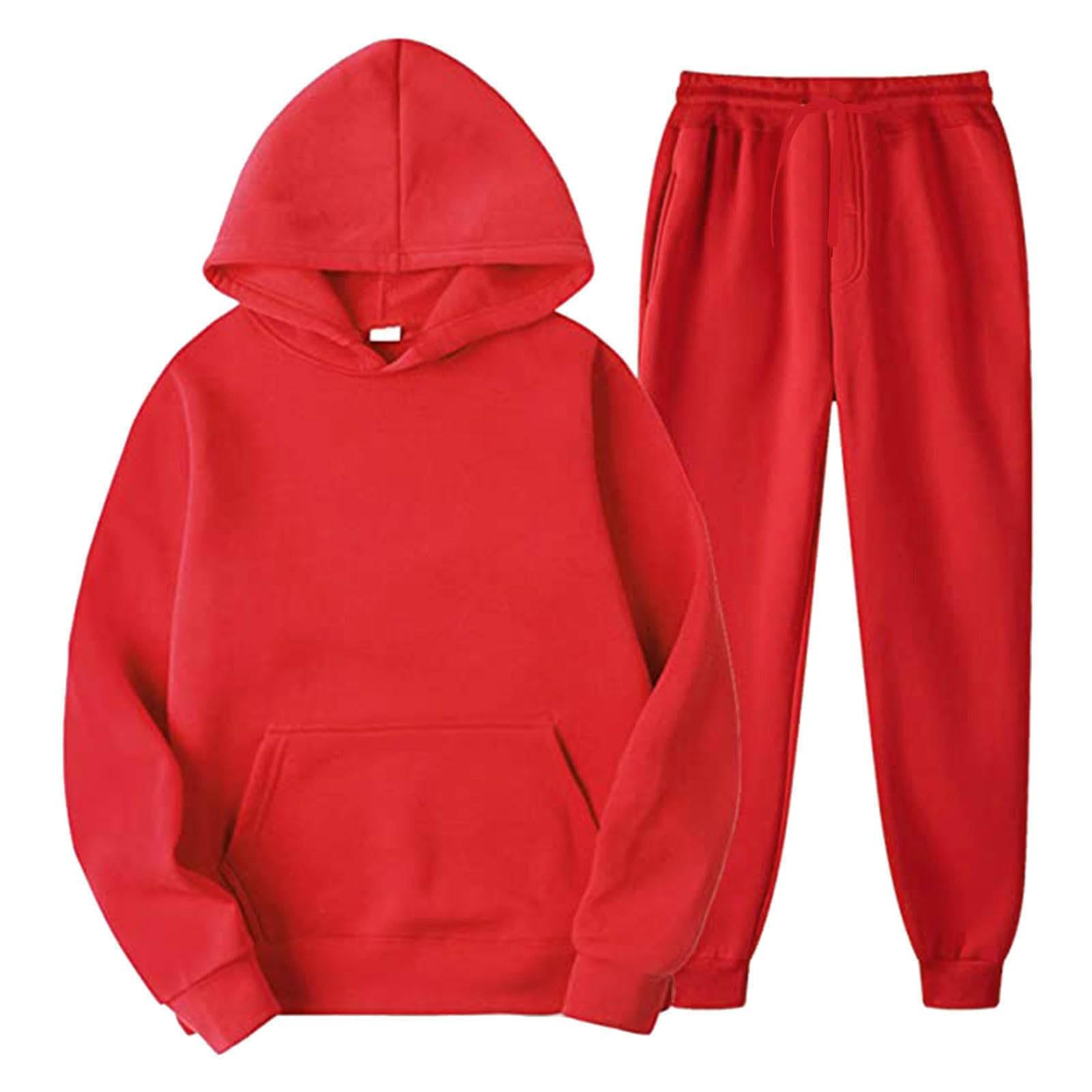Girls Boys 2 Piece Outfits Sweatsuit Pullover Hoodie Sweatshirt and Sweatpant Tracksuit Athletic Jogger Sets Kids Sportswear