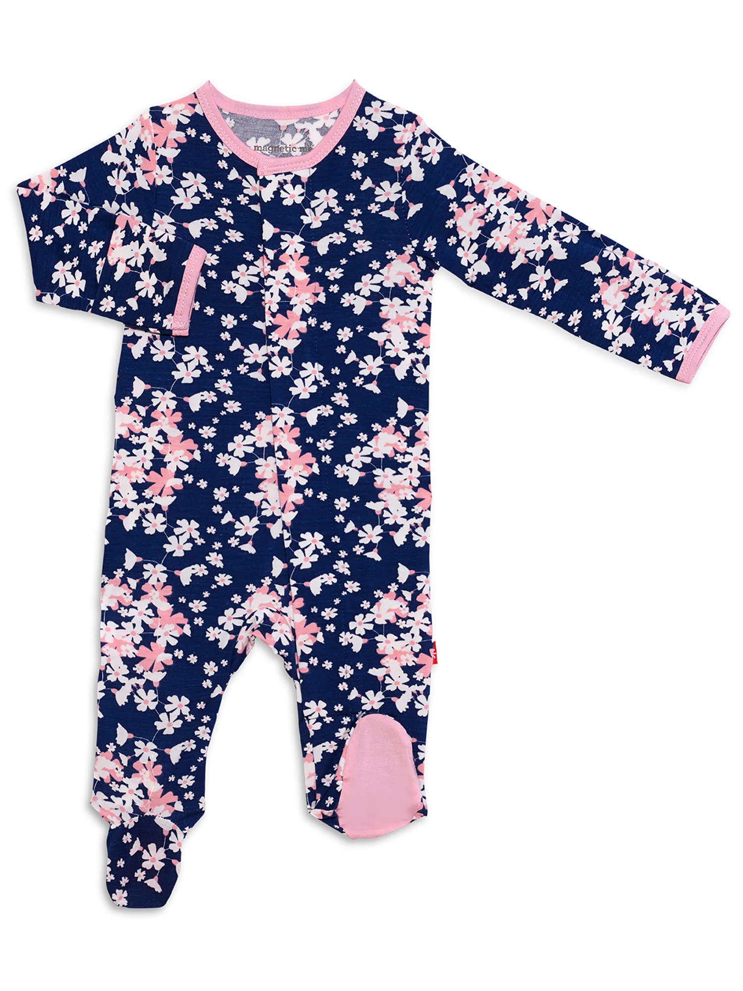Magnetic Me Footie Pajamas Soft Modal Baby Sleepwear with Quick Magnetic Fastener | Boys and Girls Sleeper Preemie-24 Months