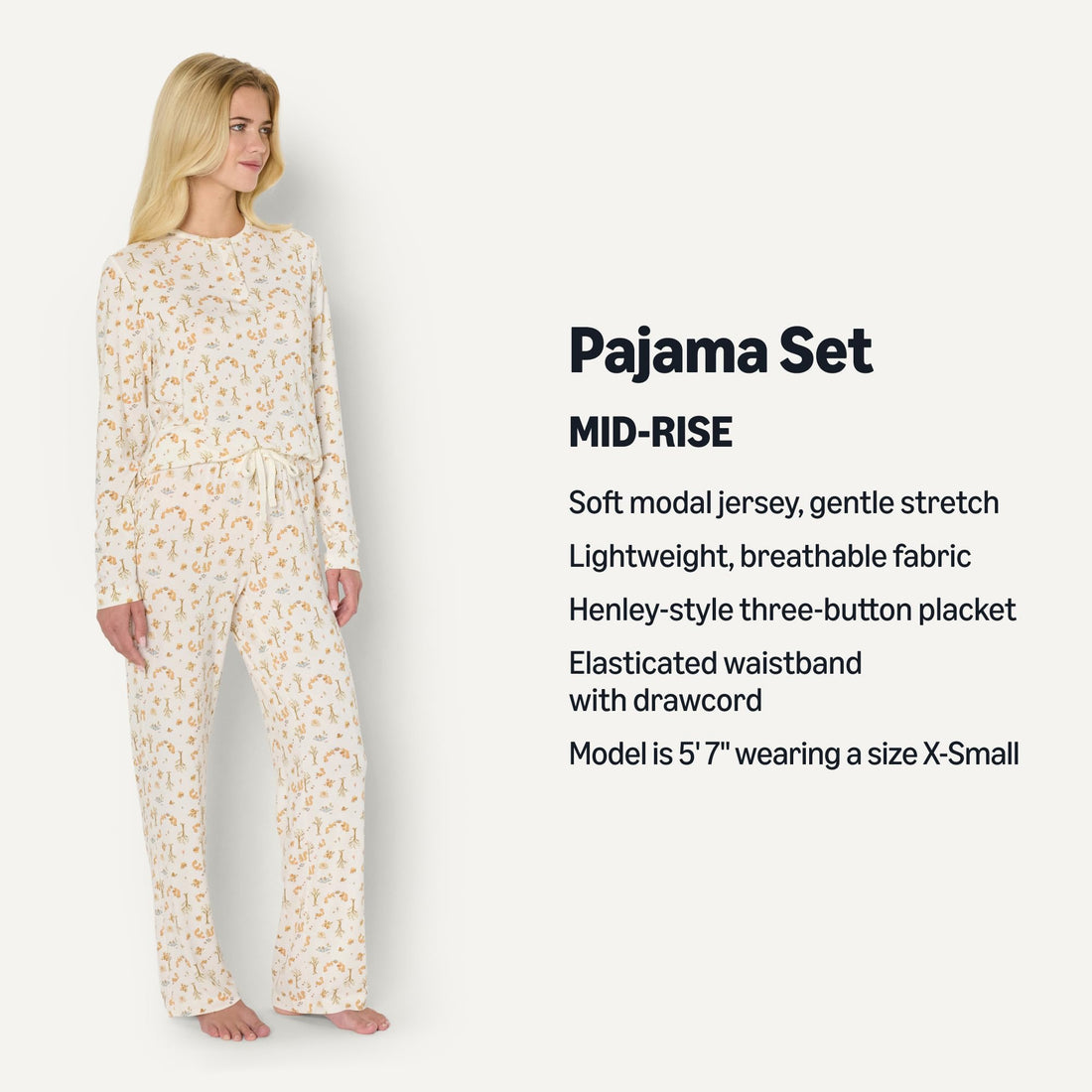 Mommy and Me Long Sleeve Matching Family Pajama Set