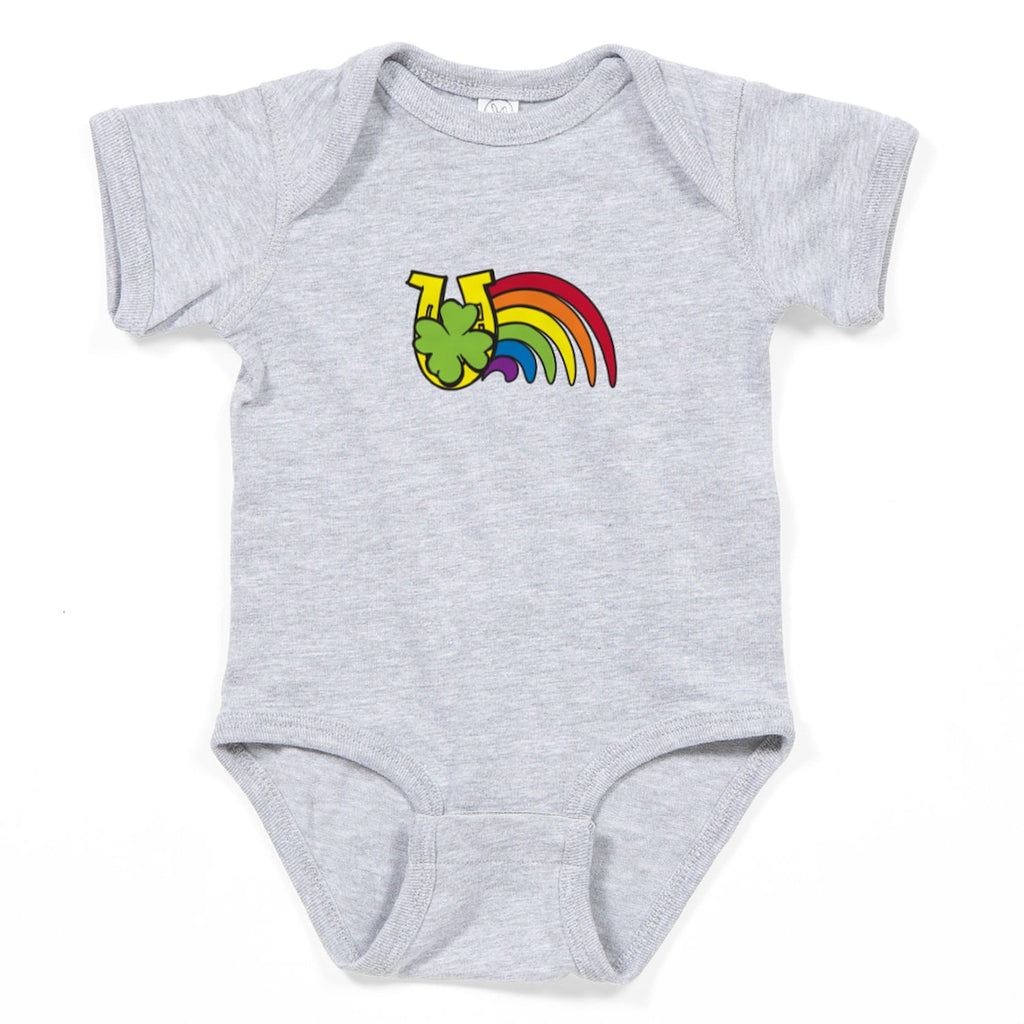 CafePress Luck Symbols Cute Infant Bodysuit Baby Romper Dark