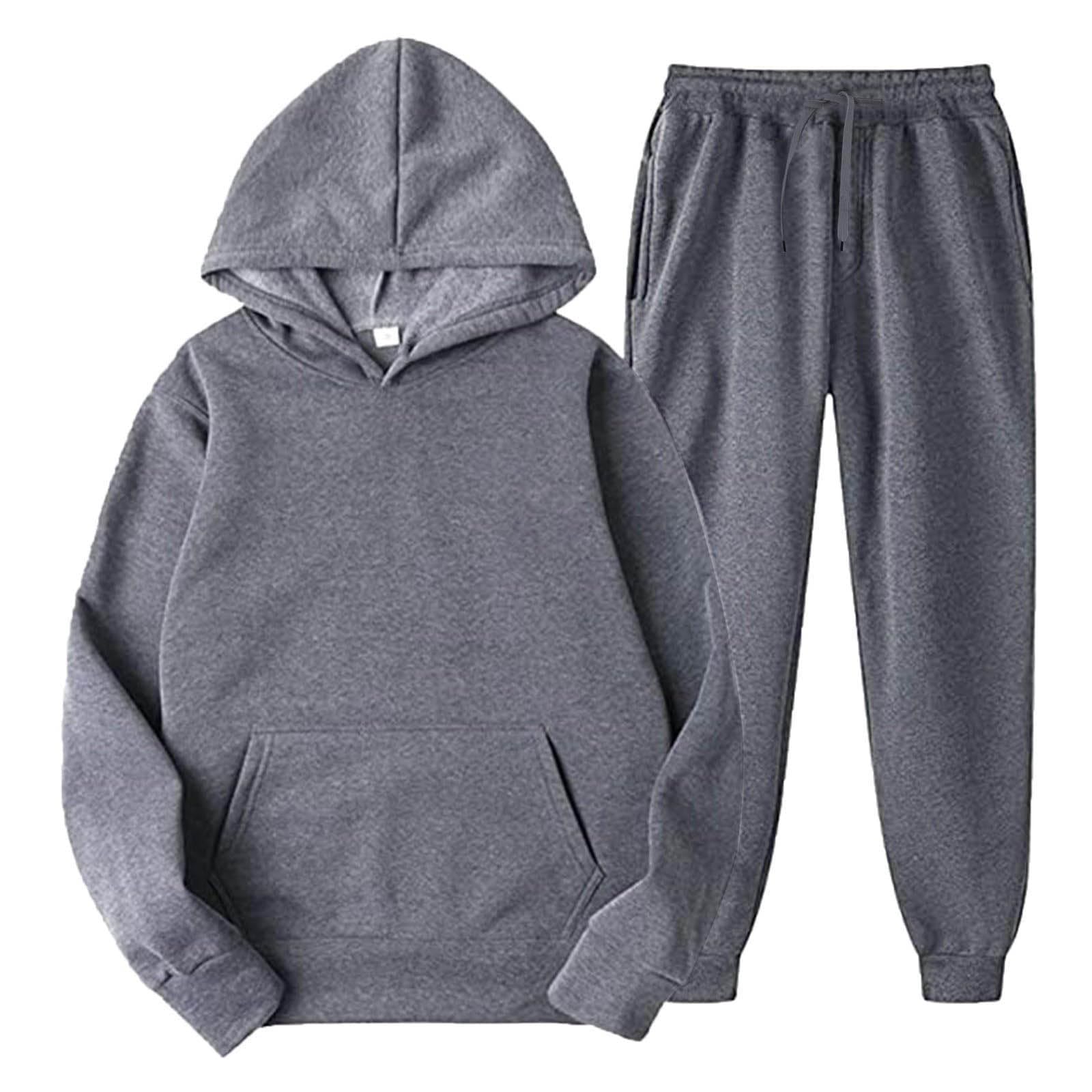 Girls Boys 2 Piece Outfits Sweatsuit Pullover Hoodie Sweatshirt and Sweatpant Tracksuit Athletic Jogger Sets Kids Sportswear