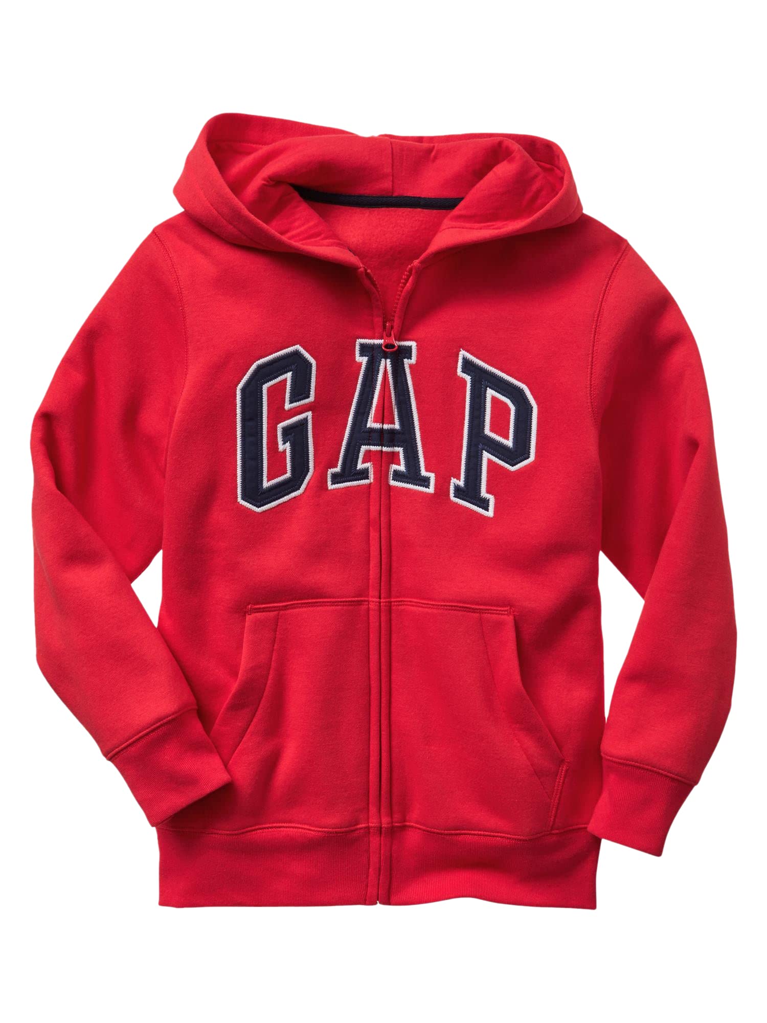 GAP Boys' Logo Hoodie Hooded Full Zip Sweatshirt
