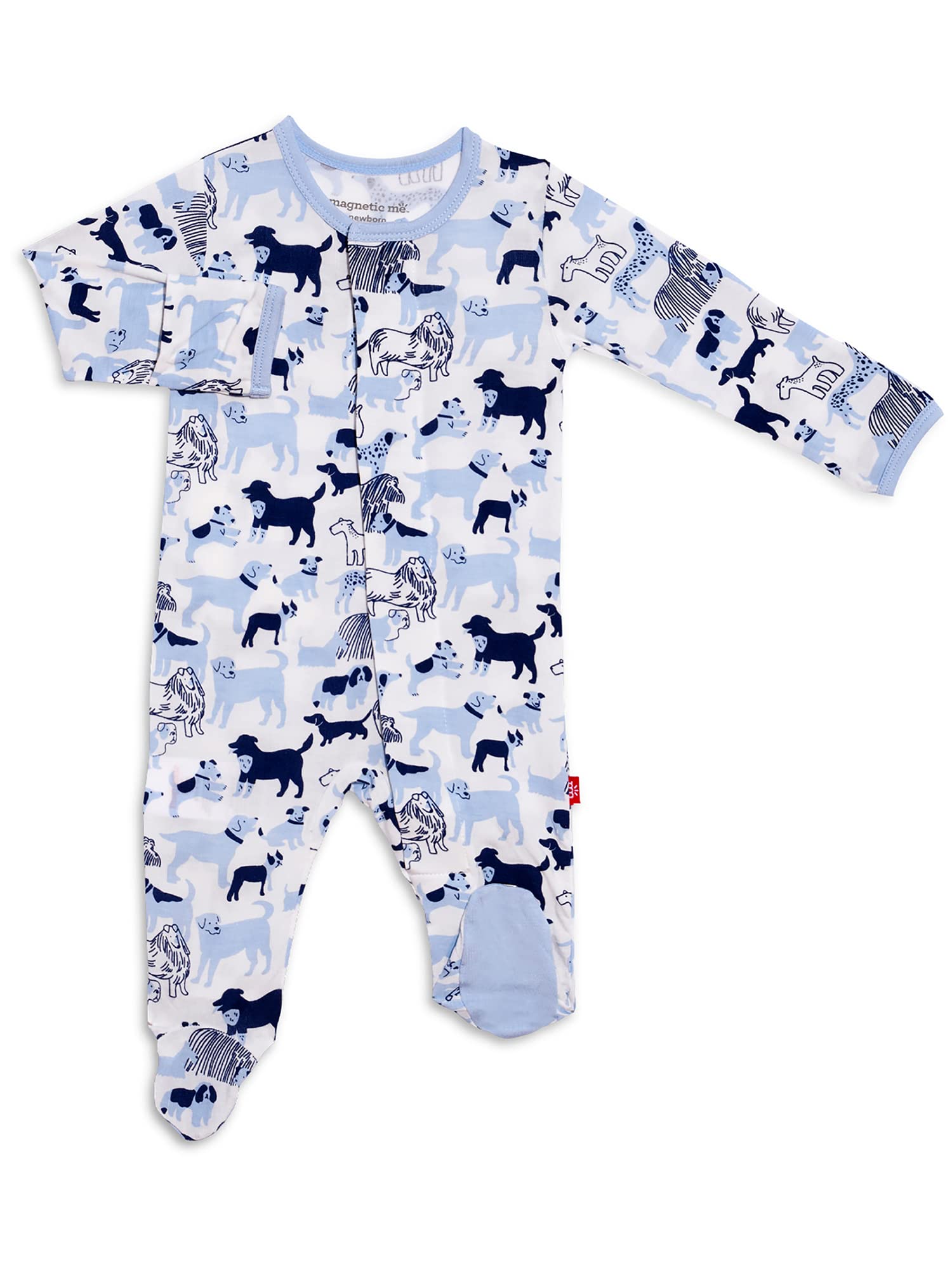Magnetic Me Footie Pajamas Soft Modal Baby Sleepwear with Quick Magnetic Fastener | Boys and Girls Sleeper Preemie-24 Months