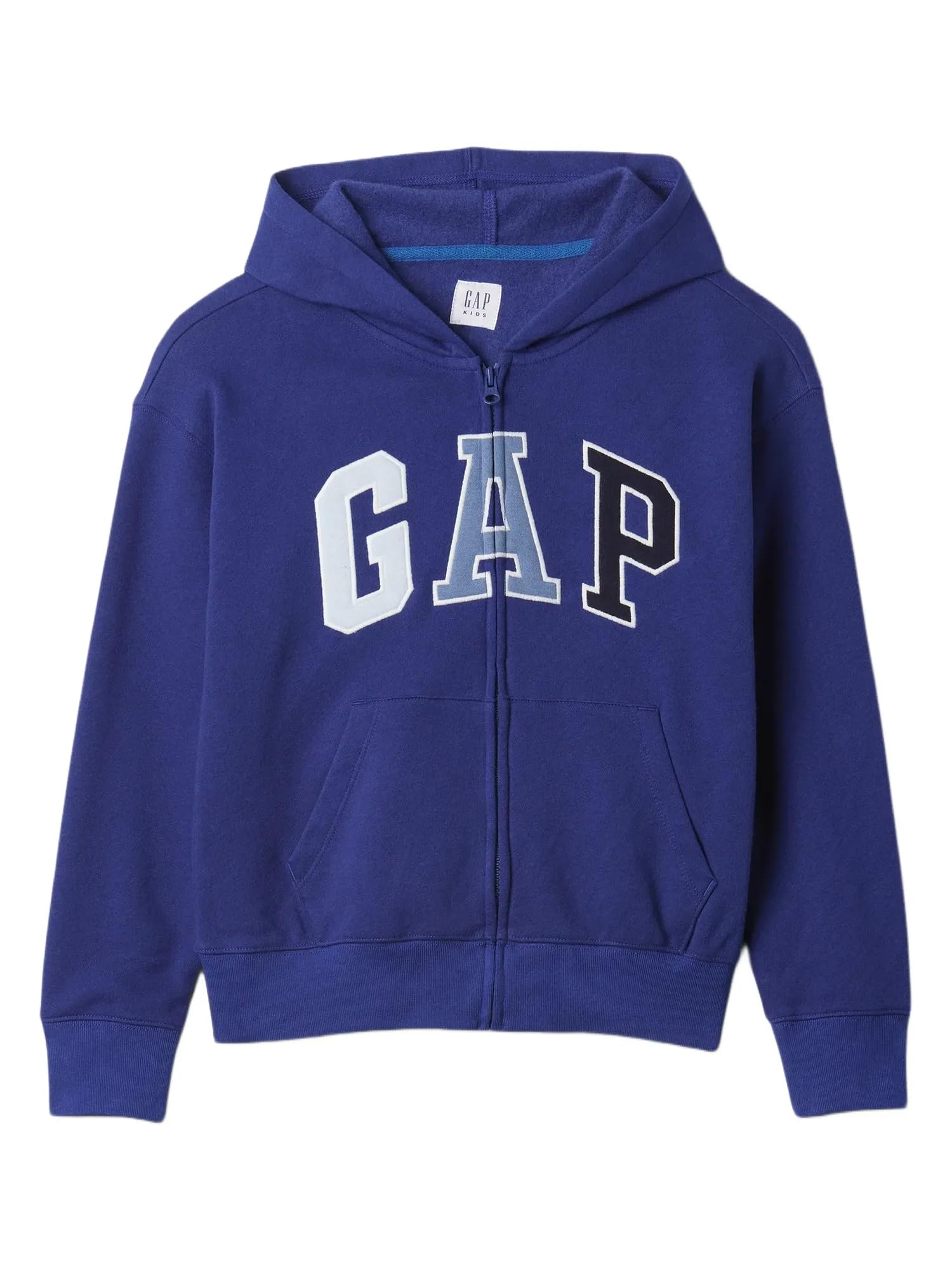 GAP Boys' Logo Hoodie Hooded Full Zip Sweatshirt