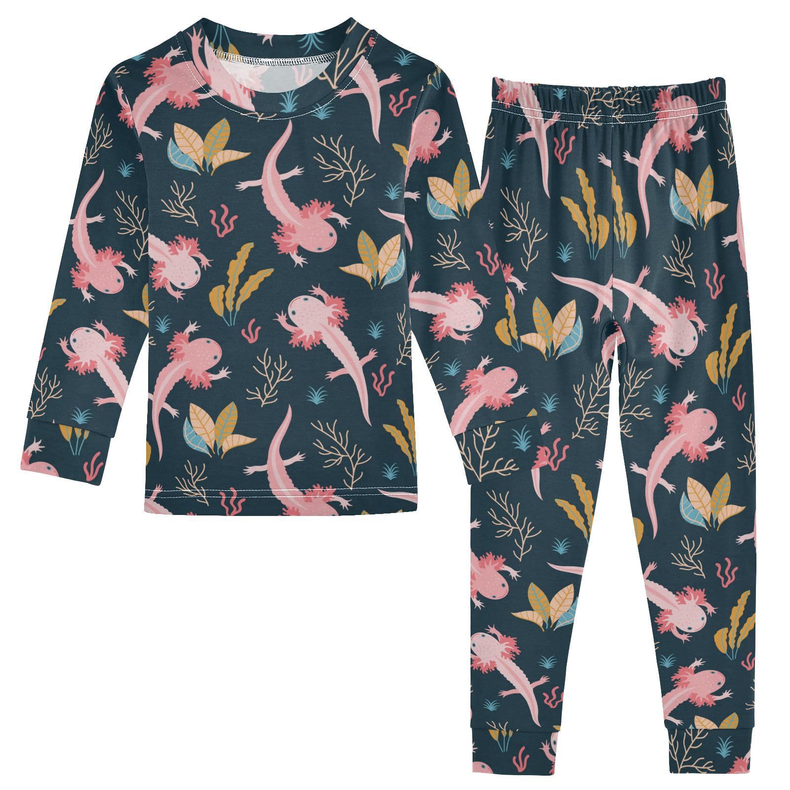 SLHKPNS Pajama Sets Long Sleeve Soft Comfy Sleepwear 2 Piece PJS 3-8 Years