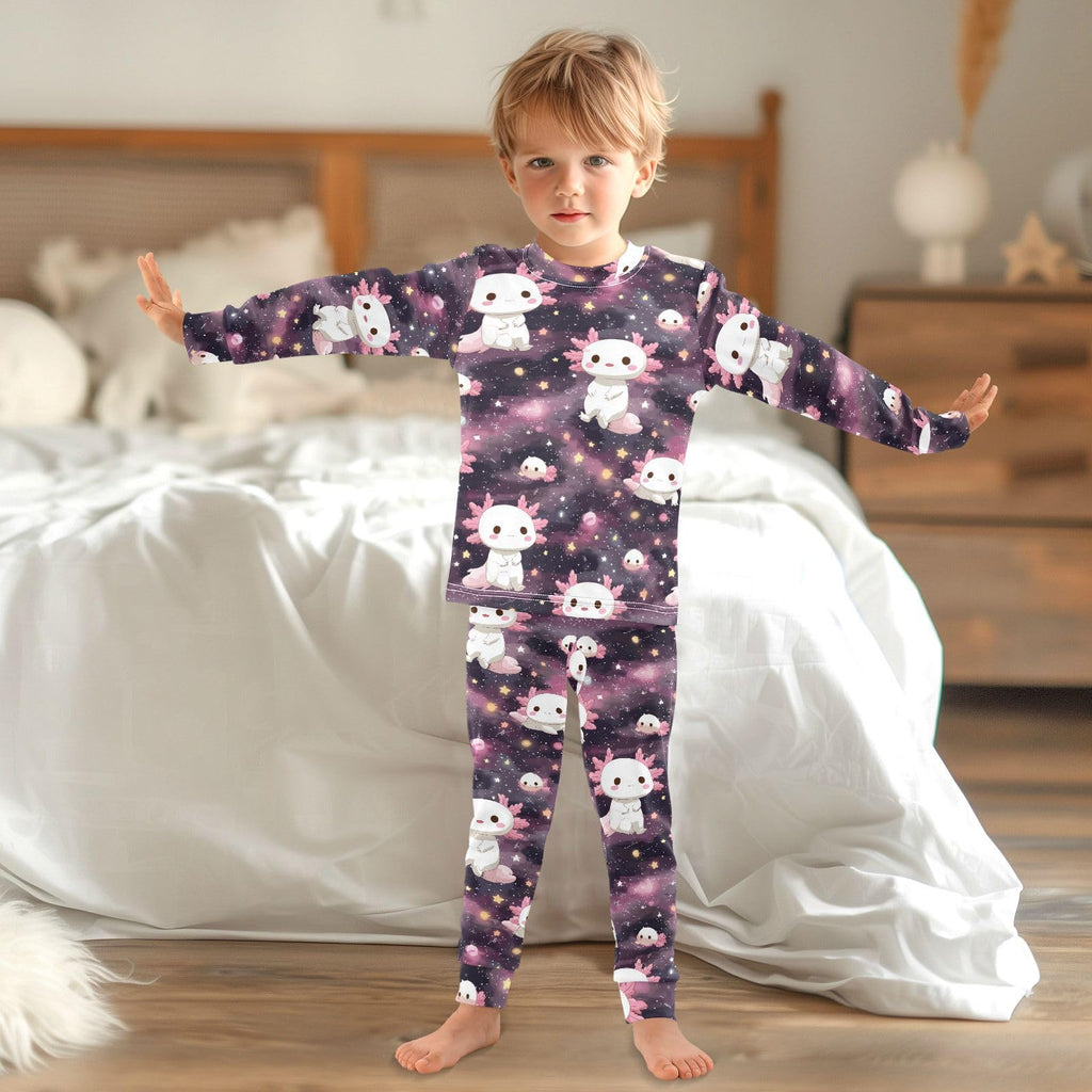 SLHKPNS Pajama Sets Long Sleeve Soft Comfy Sleepwear 2 Piece PJS 3-8 Years