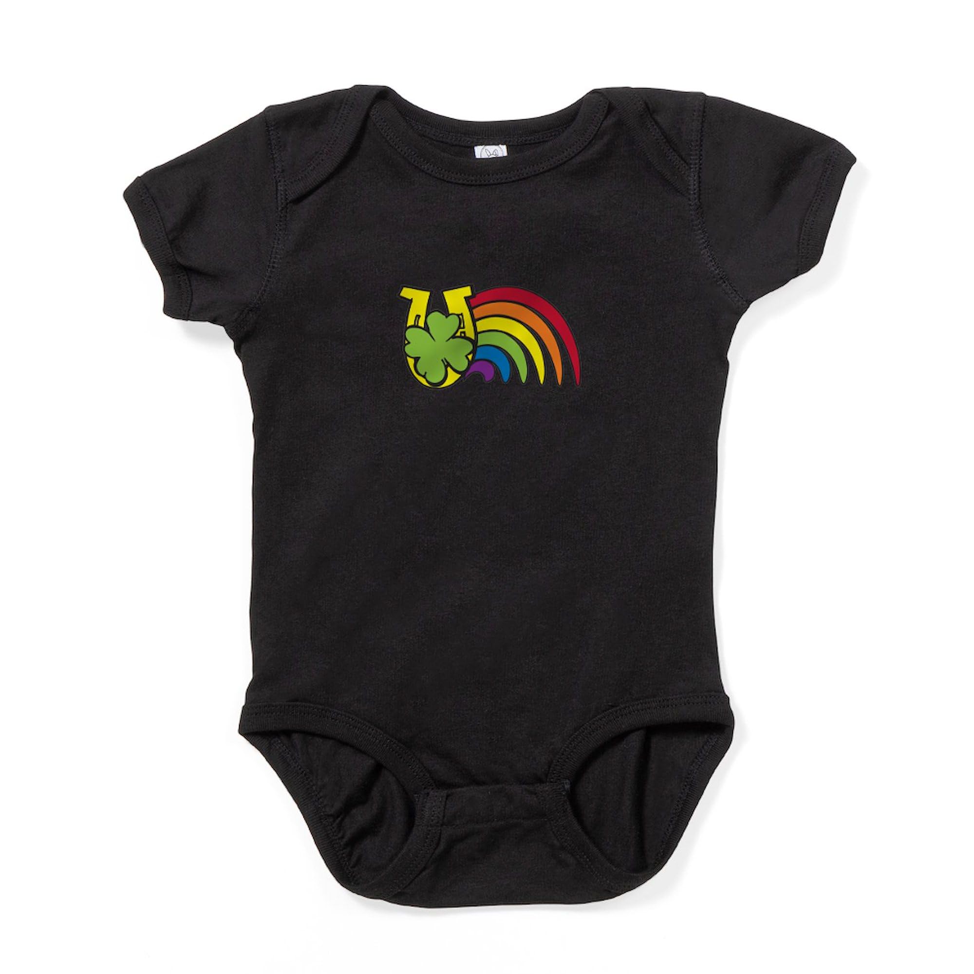 CafePress Luck Symbols Cute Infant Bodysuit Baby Romper Dark