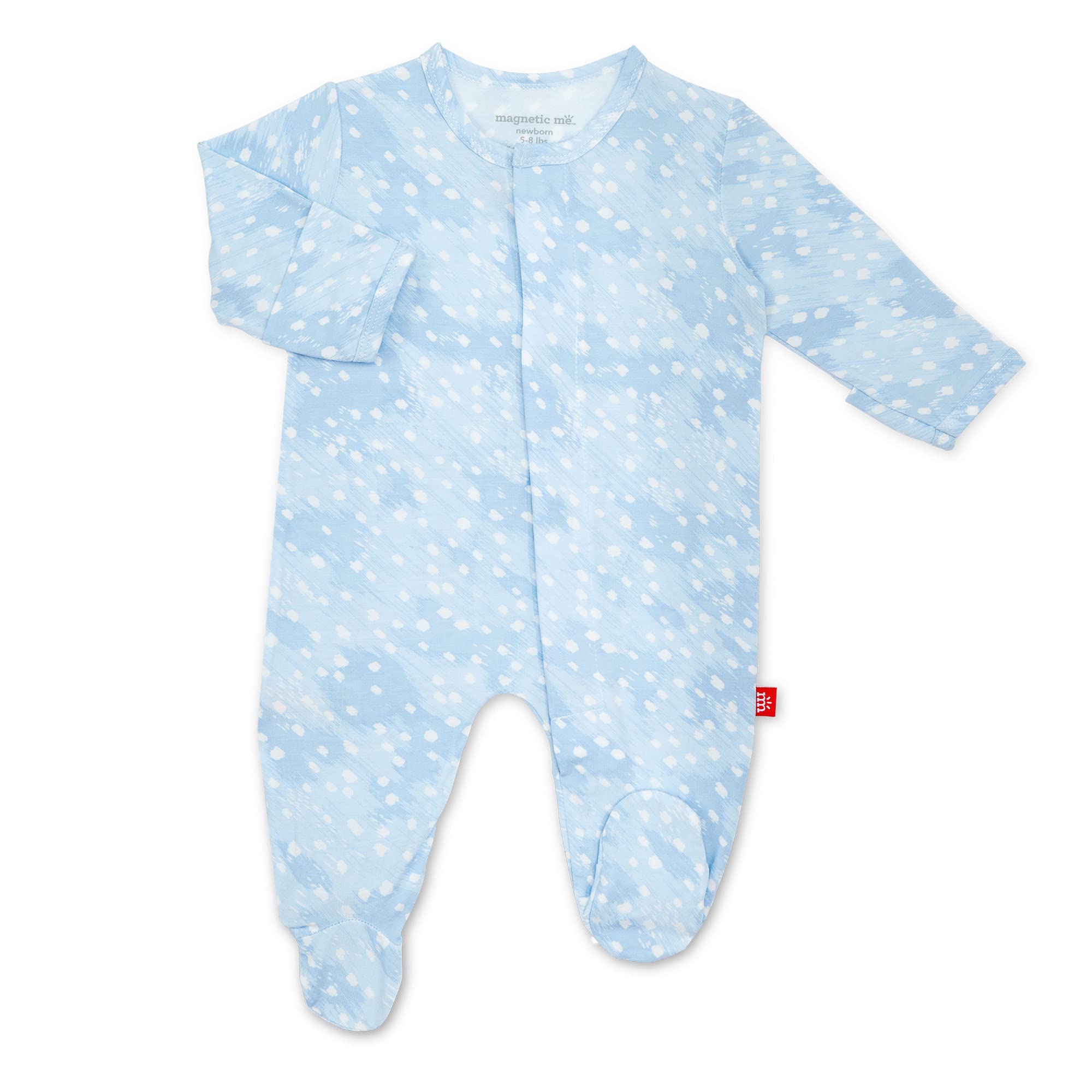Magnetic Me Footie Pajamas Soft Modal Baby Sleepwear with Quick Magnetic Fastener | Boys and Girls Sleeper Preemie-24 Months