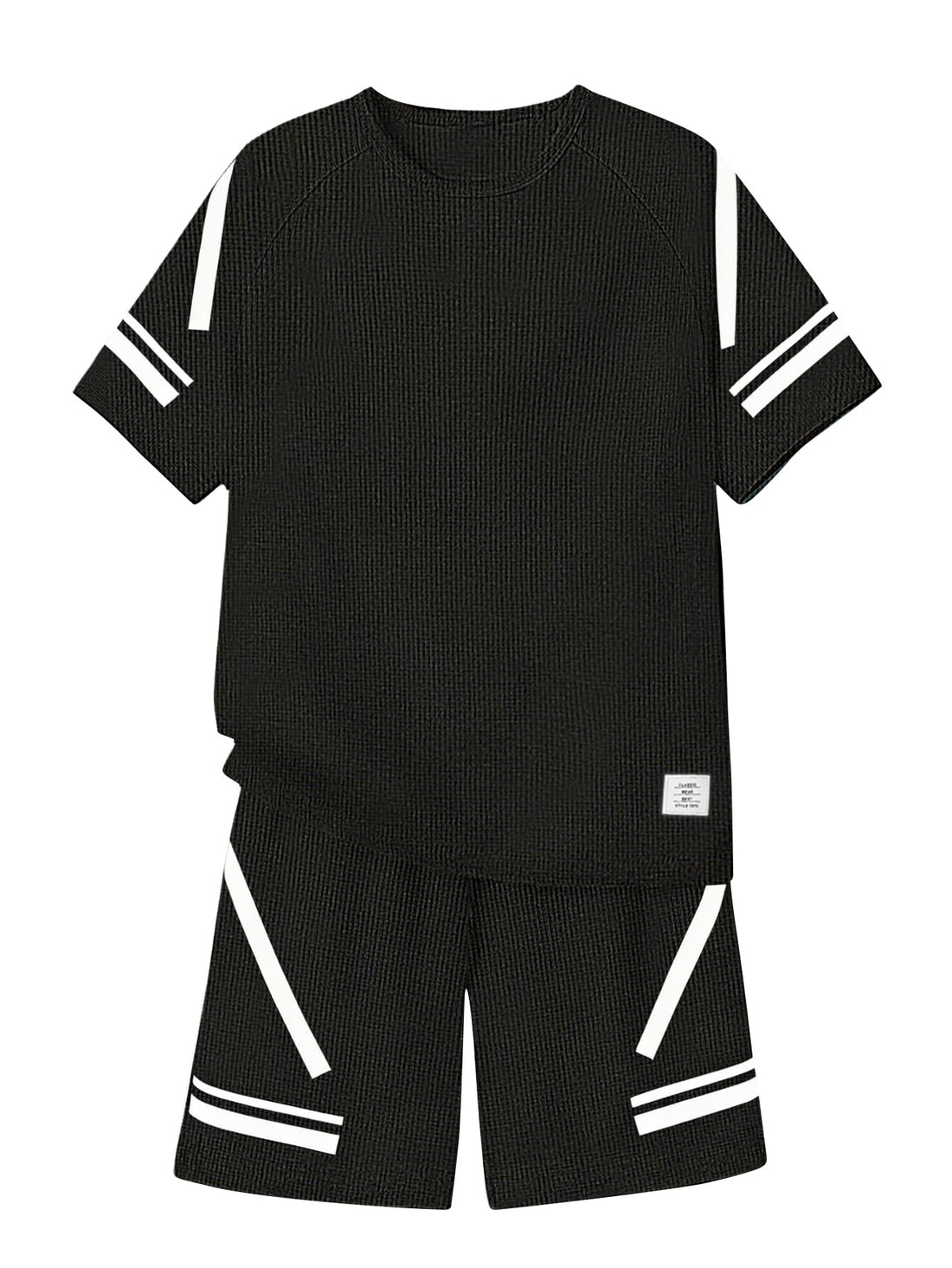 Tween Boys Printed T-Shirt and Shorts 2-Piece Set