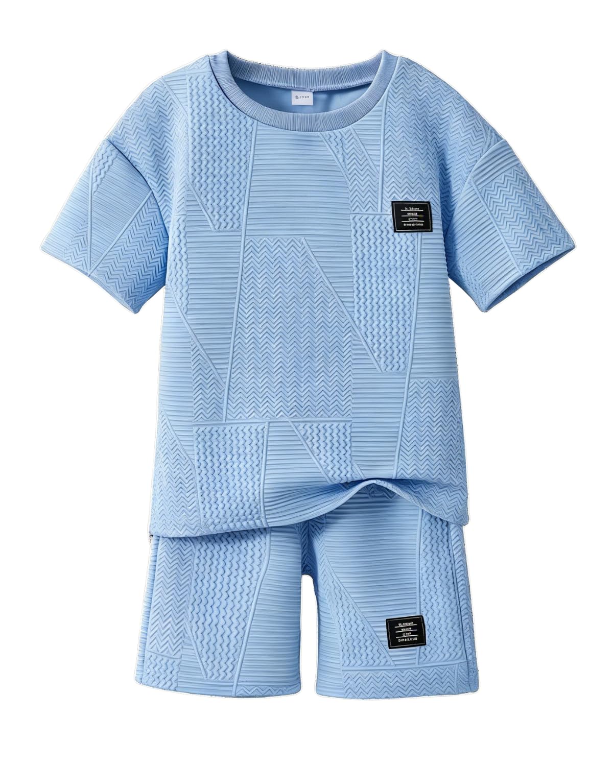 Cakaner Tween Boys Clothes Summer Short Sleeve Top & Shorts Set 2-Piece Casual Outfit Size 6-12 Years