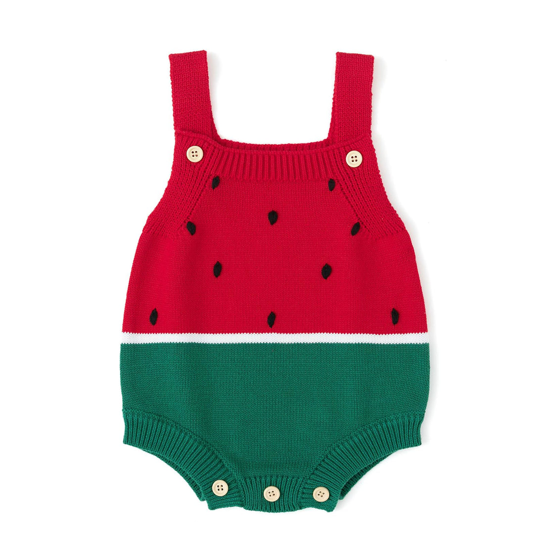 Newborn Baby Girls Sunflower Knit Romper Outfit