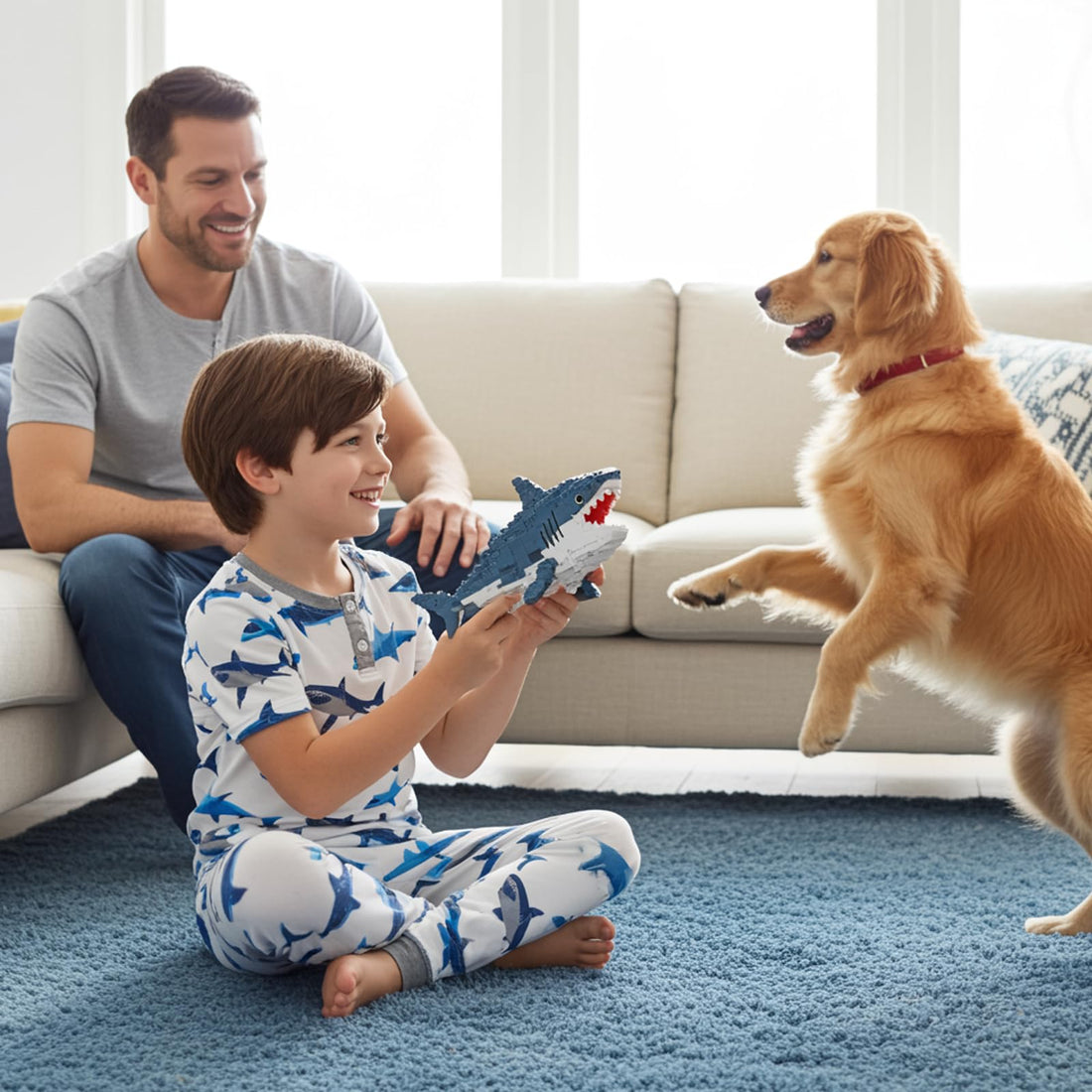 Kids 3-Pack Bamboo Viscose Pajama Sets with Shorts & Pants