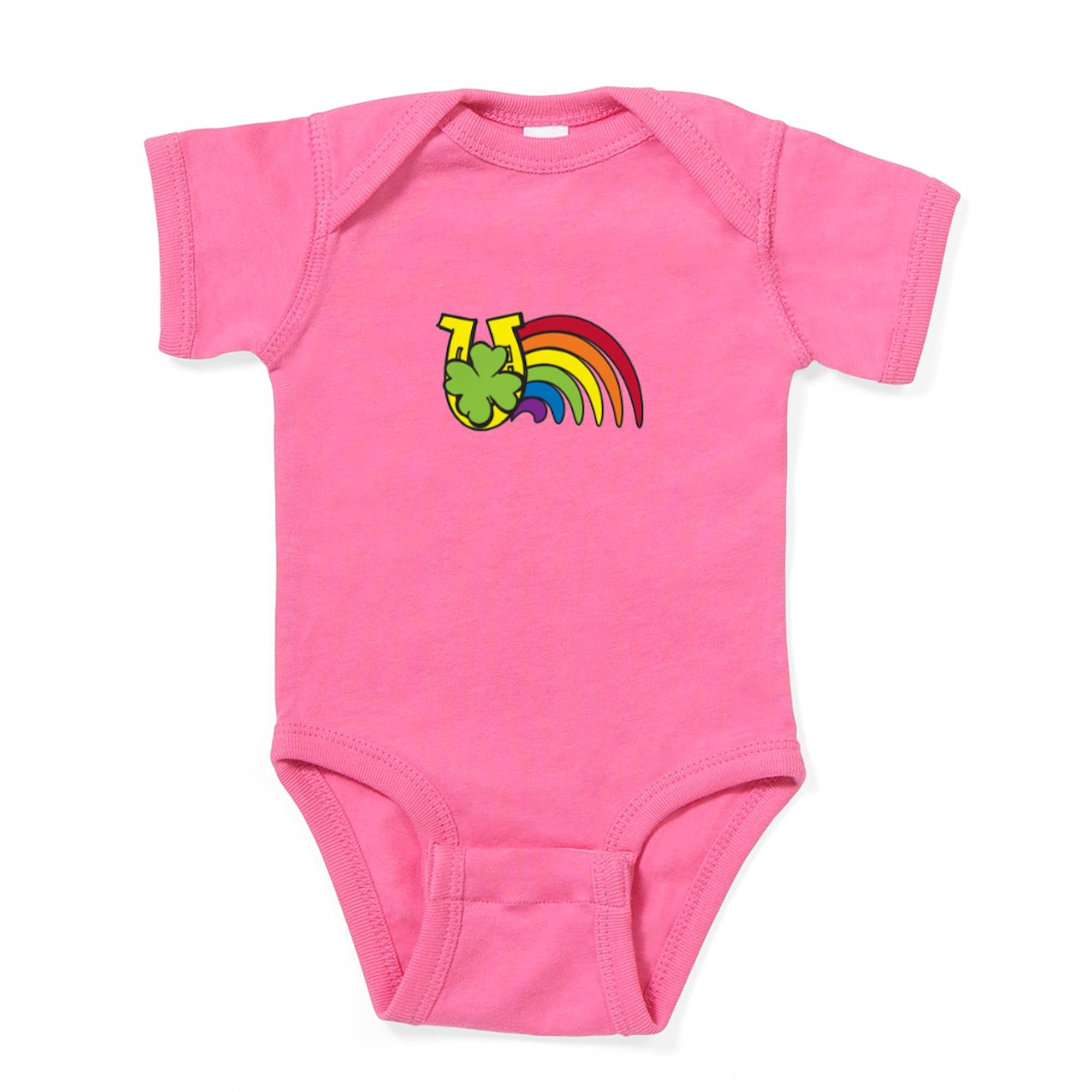 CafePress Luck Symbols Cute Infant Bodysuit Baby Romper Dark