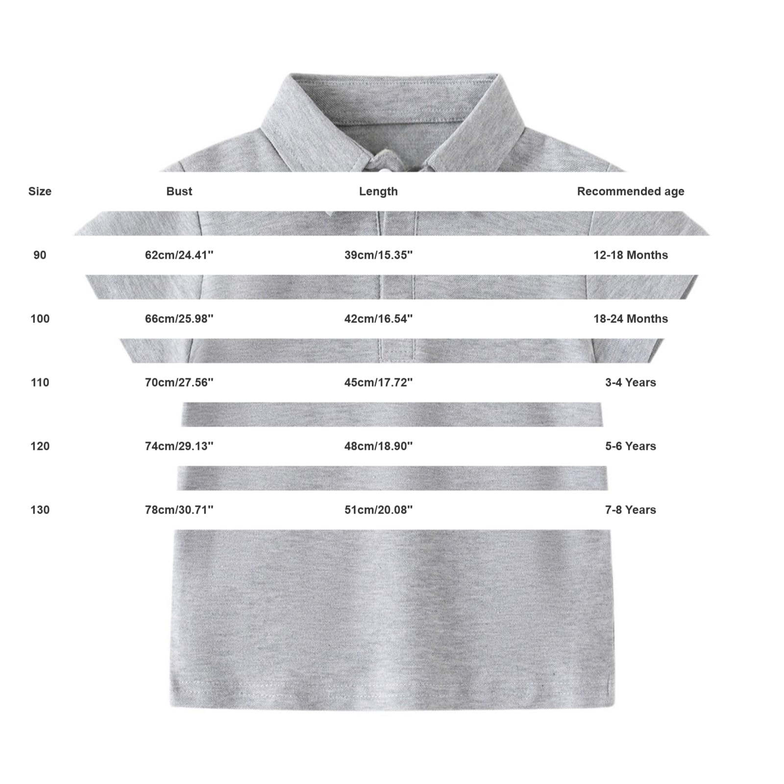 Back to School Polo Shirts for Boys Collared Short Sleeve Button Down Cotton Uniform Tops Daily Casual Outdoor Wear Clothes