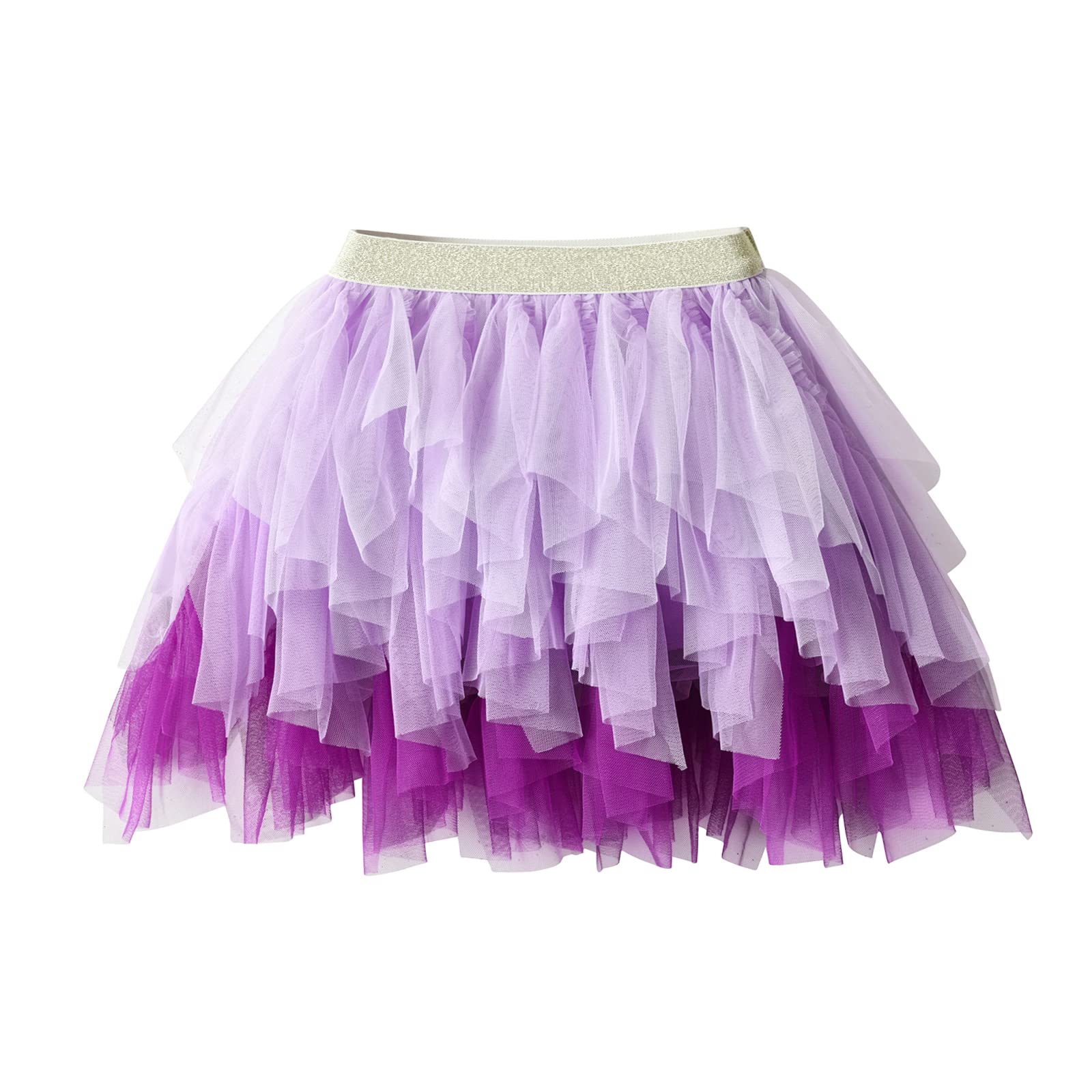DXTON Girls Rainbow Flower Tulle Skirt Toddler Tutu Girls Clothes