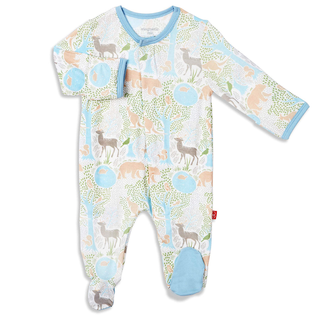 Magnetic Me Modal Footie Pajamas with Magnetic Fastener