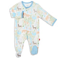 Magnetic Me Footie Pajamas Soft Modal Baby Sleepwear with Quick Magnetic Fastener | Boys and Girls Sleeper Preemie-24 Months