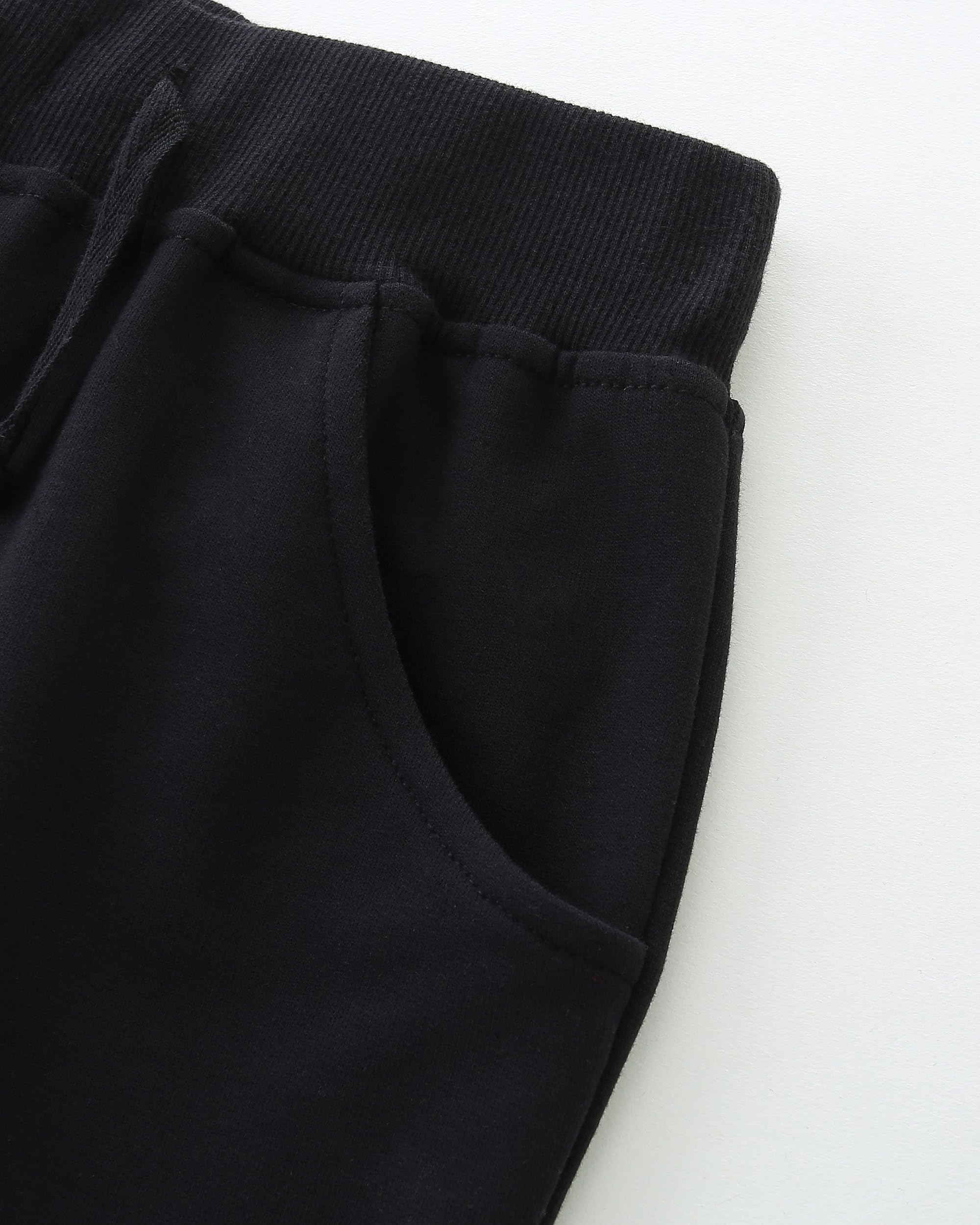 AMIYAN Toddler Shorts Boys Cotton Short Pants with Pocket and Elastic Waist Athletic Jogger Shorts for Kids 2-7Y