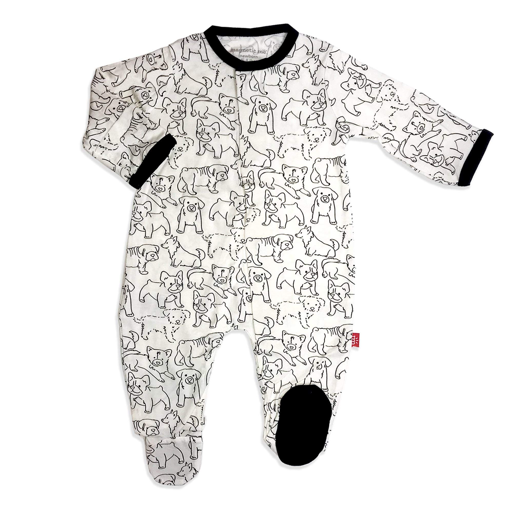 Magnetic Me Footie Pajamas Soft Modal Baby Sleepwear with Quick Magnetic Fastener | Boys and Girls Sleeper Preemie-24 Months