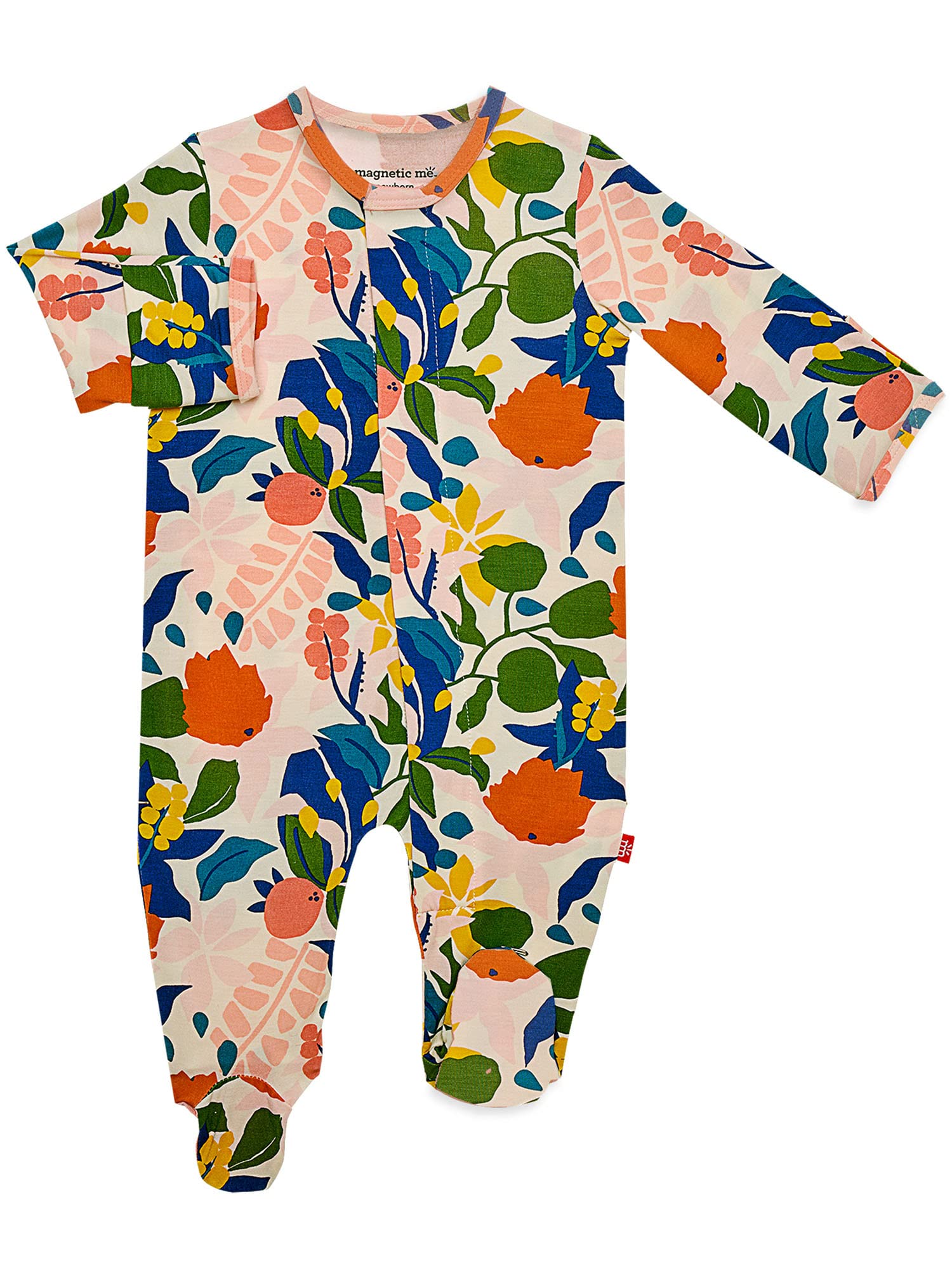 Magnetic Me Footie Pajamas Soft Modal Baby Sleepwear with Quick Magnetic Fastener | Boys and Girls Sleeper Preemie-24 Months